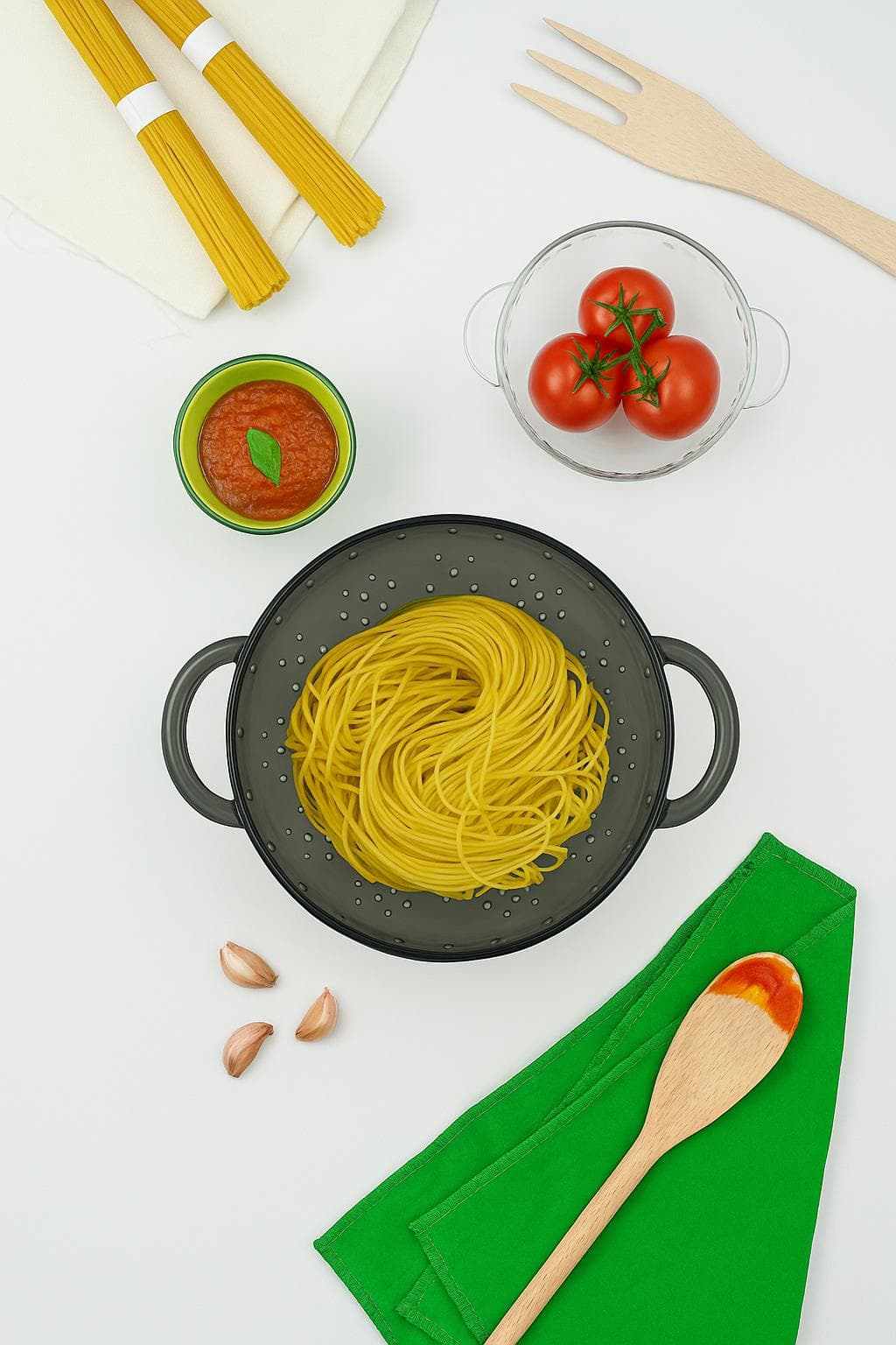EW's Kitchenware Akrilik Füme Makarna Süzgeci - Büyük Boy, Darbelere Dayanıklı, BPA İçermez 4