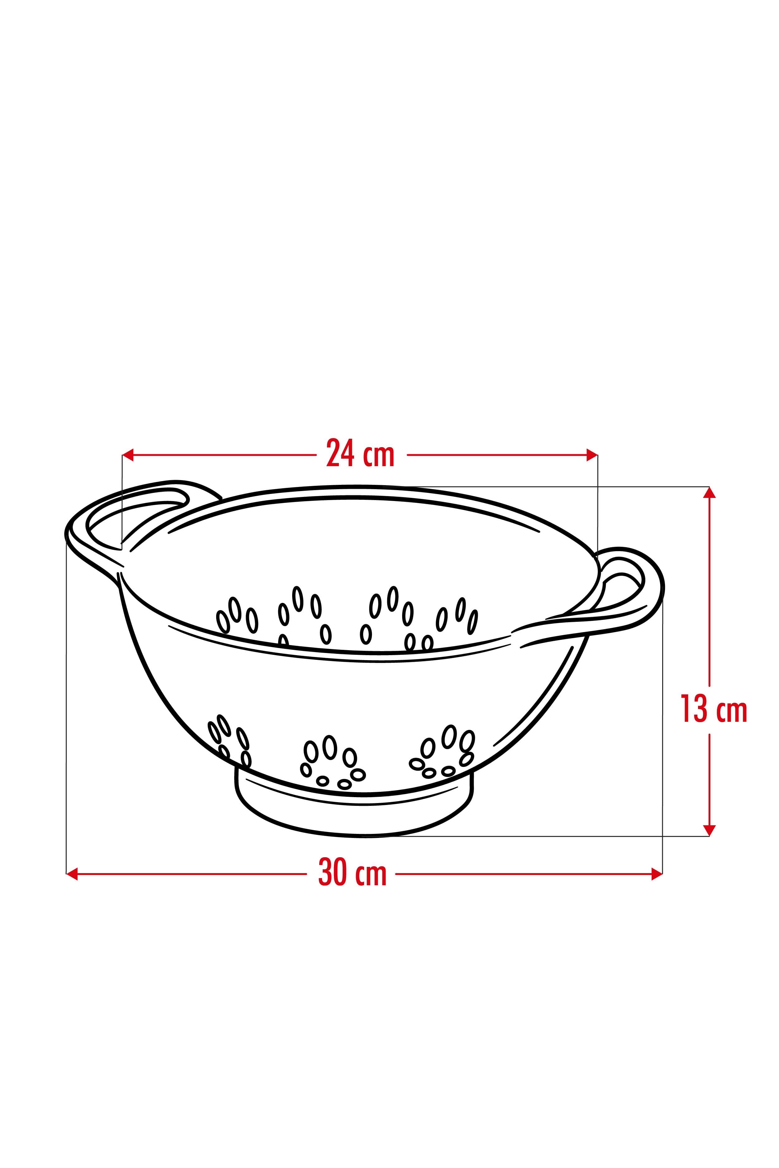 EW's Kitchenware Akrilik Füme Makarna Süzgeci - Büyük Boy, Darbelere Dayanıklı, BPA İçermez 6