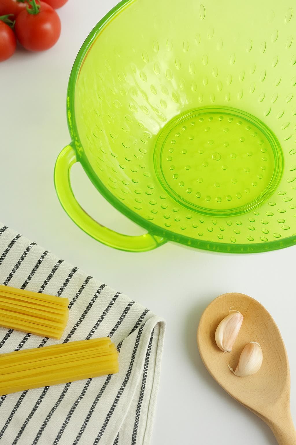 Akrilik Yeşil Makarna Süzgeci & Sebze Meyve Süzgeci - EW's Kitchenware 5