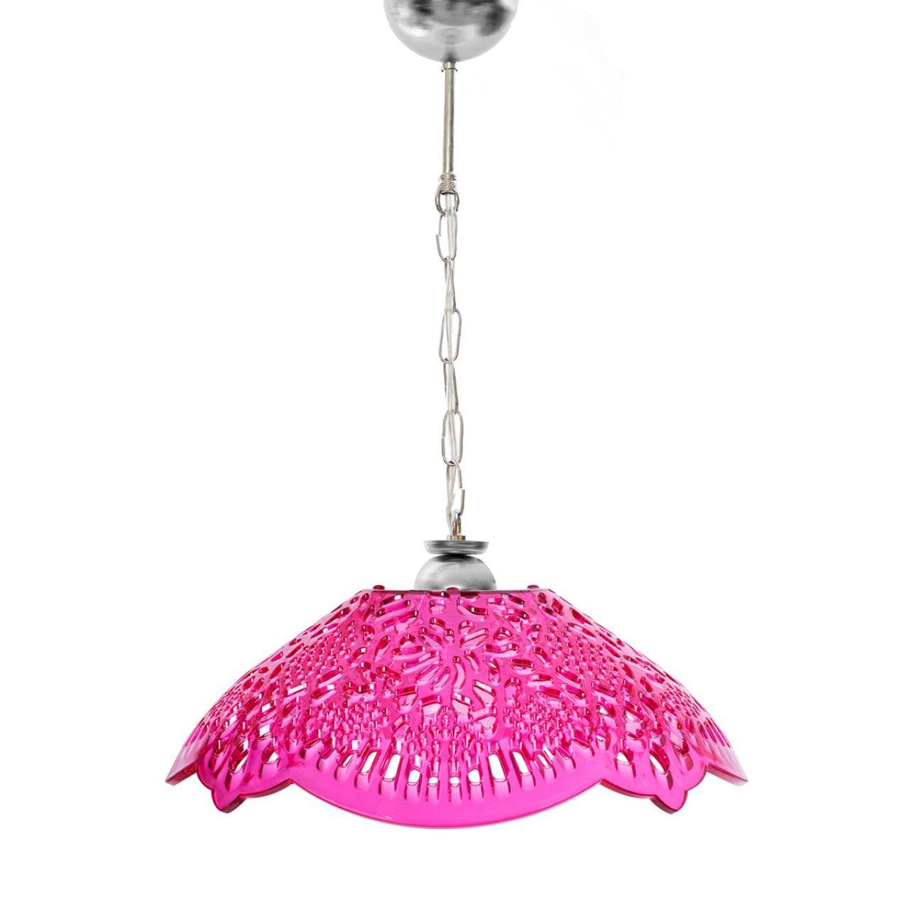 Pembe Akrilik Avize Modern Dekoratif Aydınlatma 35x35x12 cm Çocuk ve Genç Odası İçin 3