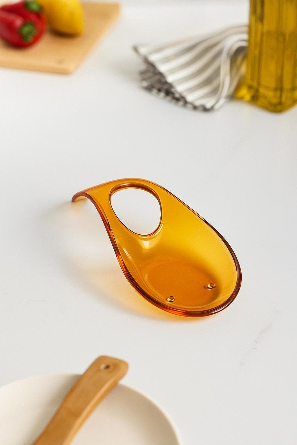 Akrilik Bal Tezgah Üstü Kirli Kaşıklık ve Kepçe Altlığı - EW's Kitchenware 4