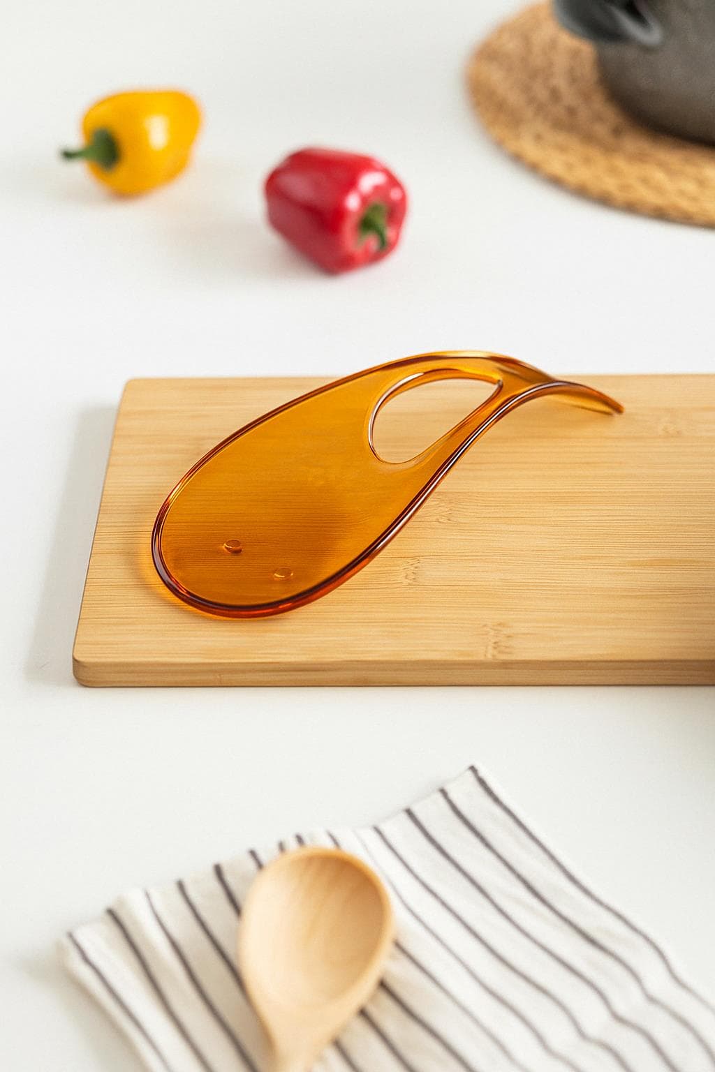 Akrilik Bal Tezgah Üstü Kirli Kaşıklık ve Kepçe Altlığı - EW's Kitchenware 5