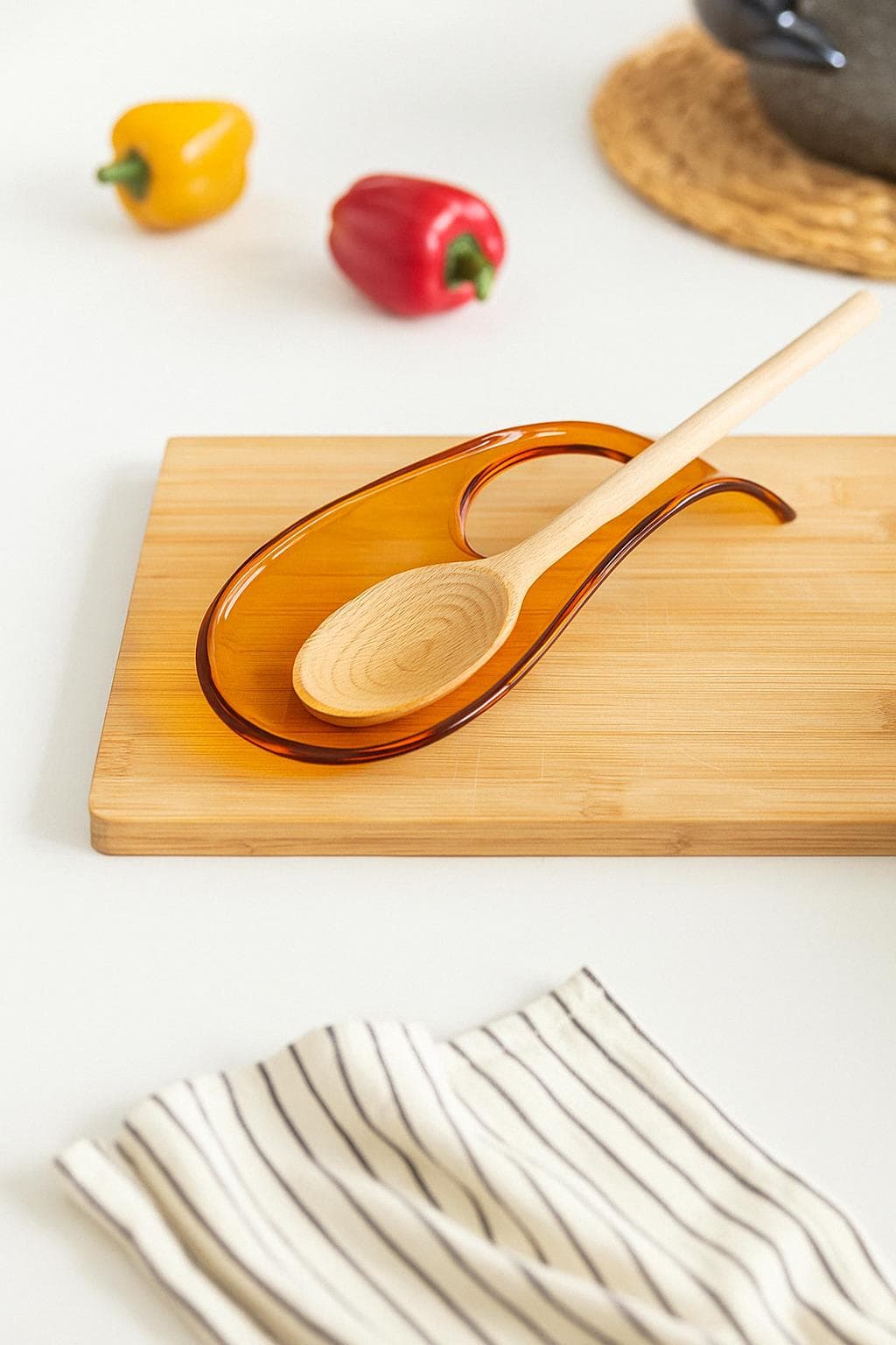Akrilik Bal Tezgah Üstü Kirli Kaşıklık ve Kepçe Altlığı - EW's Kitchenware 6