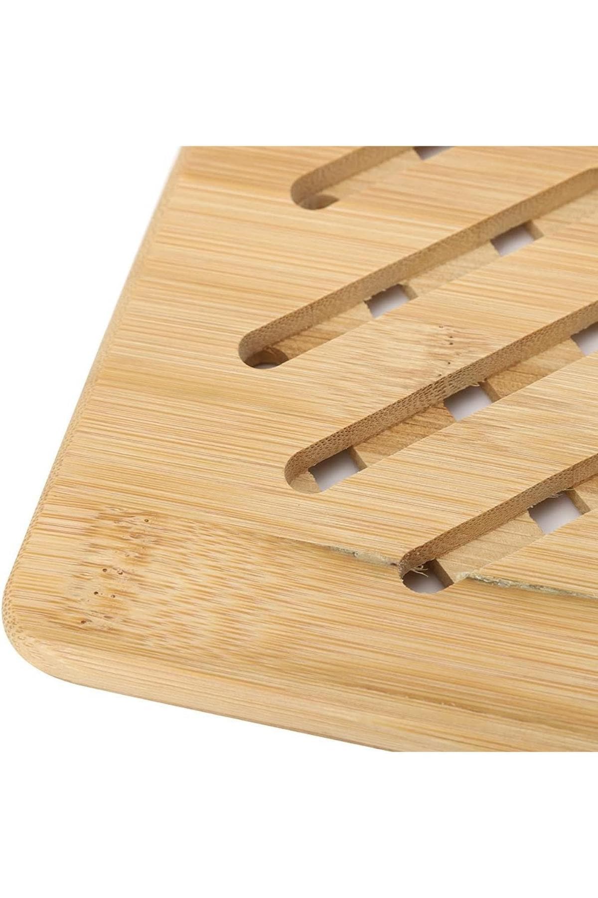 Bambu Nihale Kare 16,5 cm - Doğal ve Isıya Dayanıklı Sofra Nihalesi 4