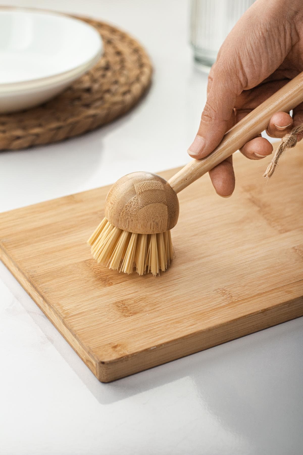 Bambu Temizlik Fırçası | Çevre Dostu, Dayanıklı ve Ergonomik Bulaşık Fırçası 3
