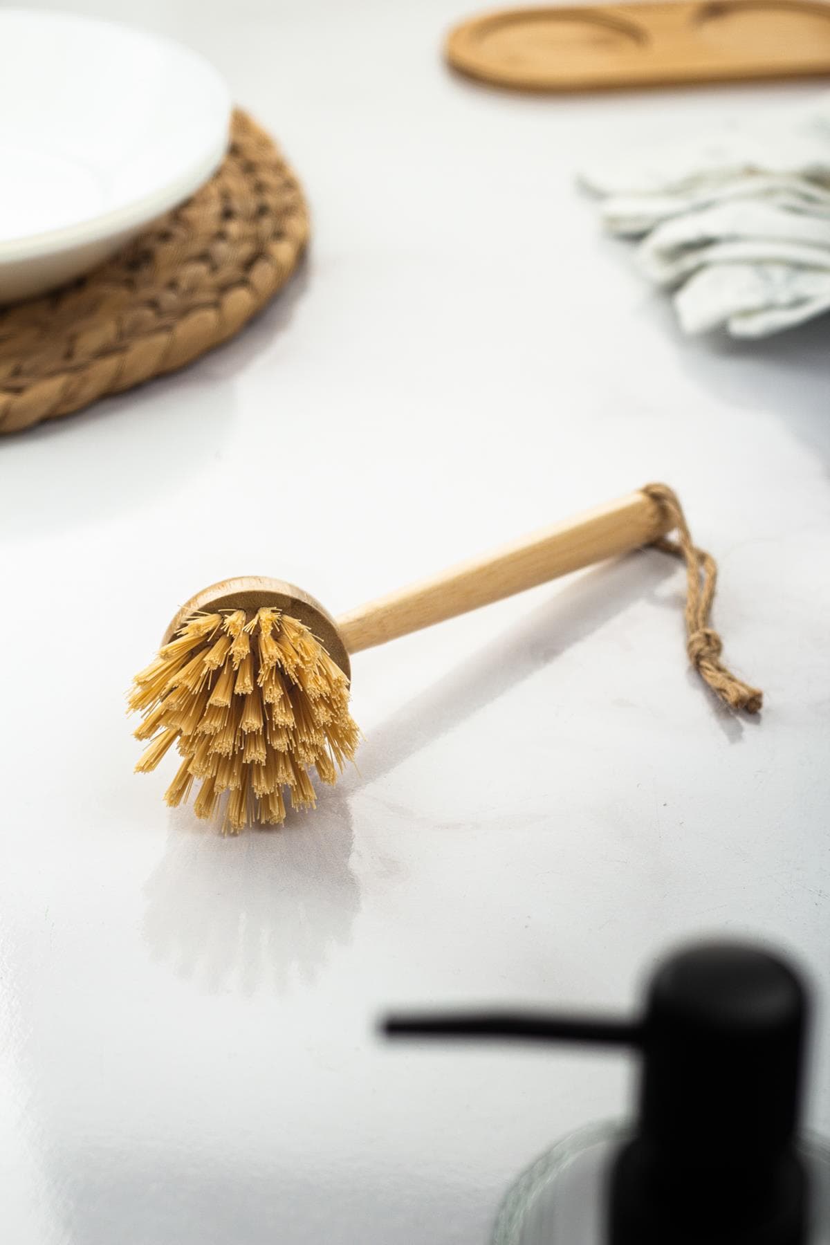Bambu Temizlik Fırçası | Çevre Dostu, Dayanıklı ve Ergonomik Bulaşık Fırçası 4