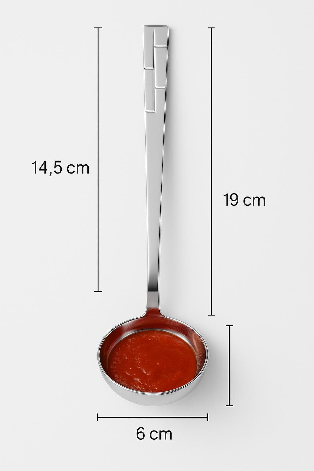 Paslanmaz Çelik Sos Servis Maşası 20 cm - Şık ve Dayanıklı Sofra Maşası 4