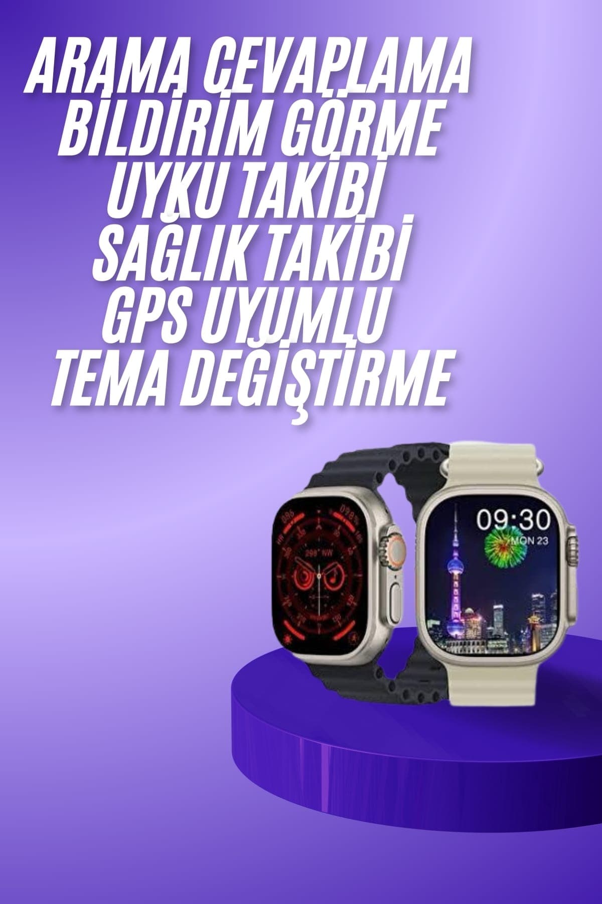 Akıllı Saat Bluetooth Bağlantılı Uyku ve Sağlık Takibi 3
