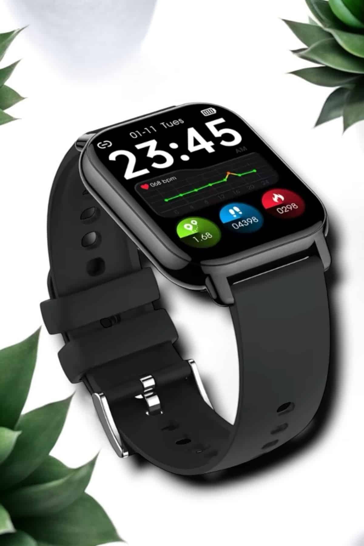 Suya Dayanıklı Bluetooth Akıllı Saat GPS, Adımsayar, Nabız & Sağlık Takibi 3