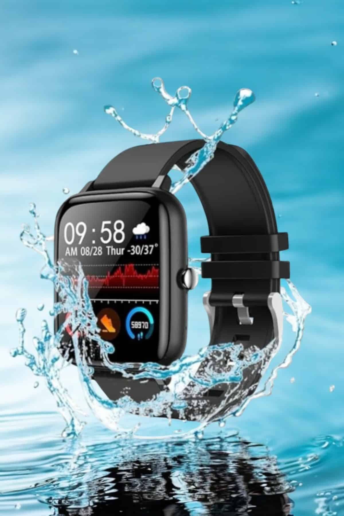 Yeni Nesil Akıllı Saat Arama Bildirimleri, Uyku & Kalp Atış Takibi 6