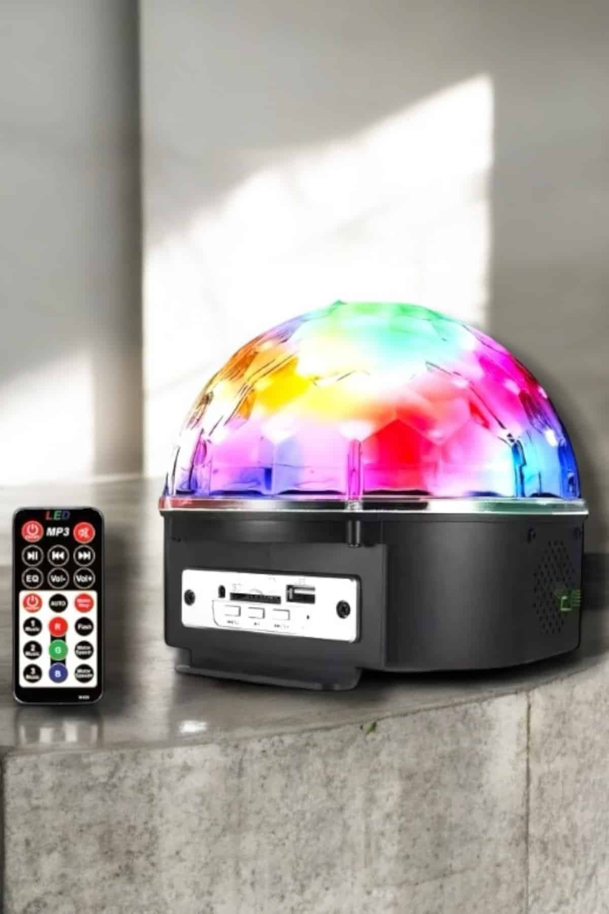 Kompakt Tasarımlı, Telefon Kontrollü Disko Topu Işıkları 6