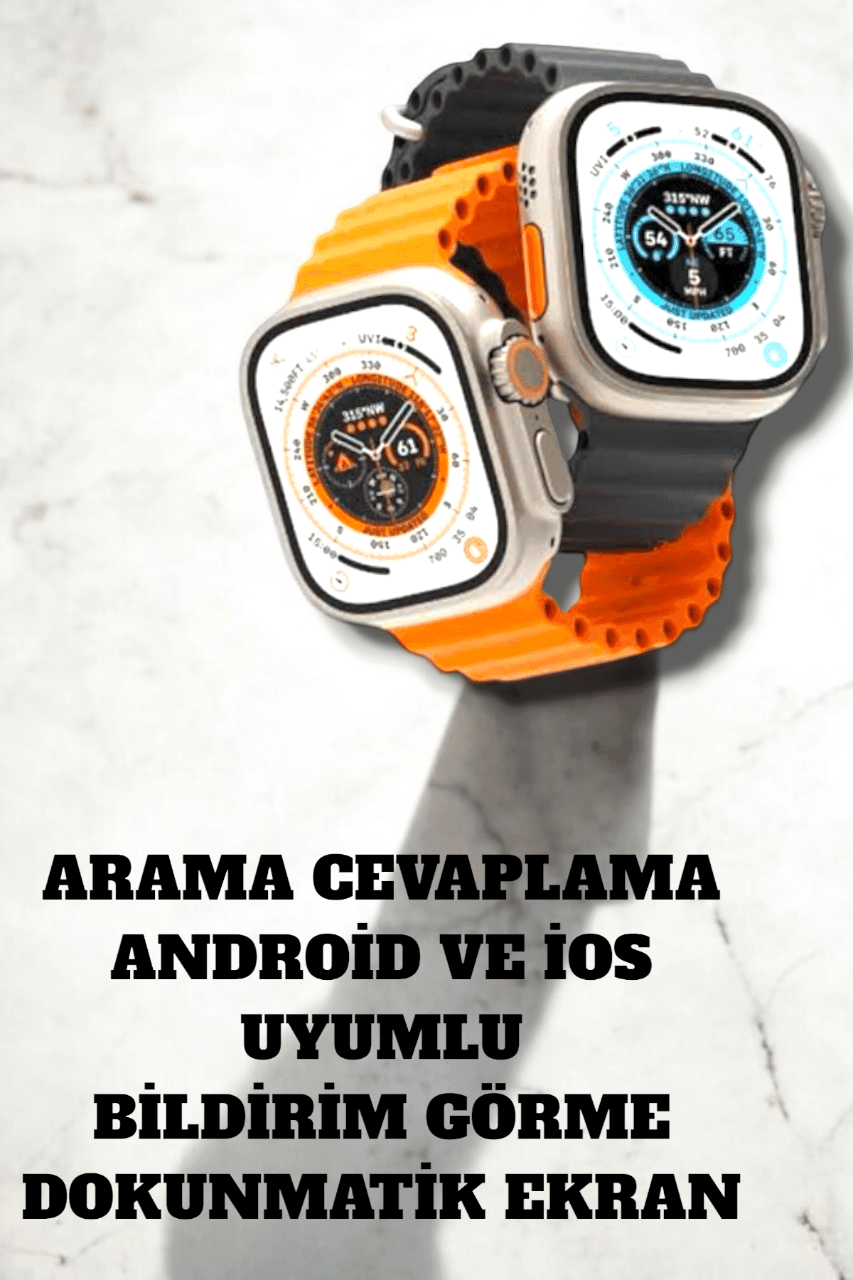 Uyku ve Nabız Takipli, Wireless Şarjlı Akıllı Saat Android ve iOS Uyumlu 4
