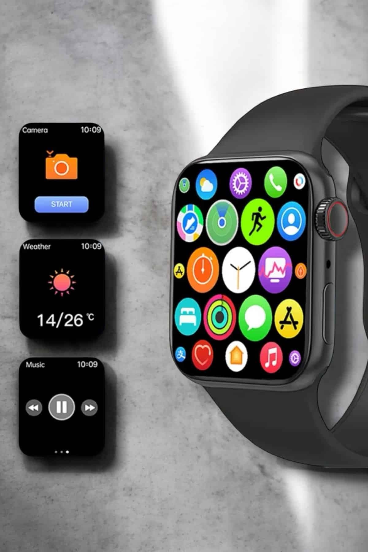 Akıllı Saat 44mm Çelik Kasa, OLED Ekran ve Gelişmiş Sağlık Takibi 3