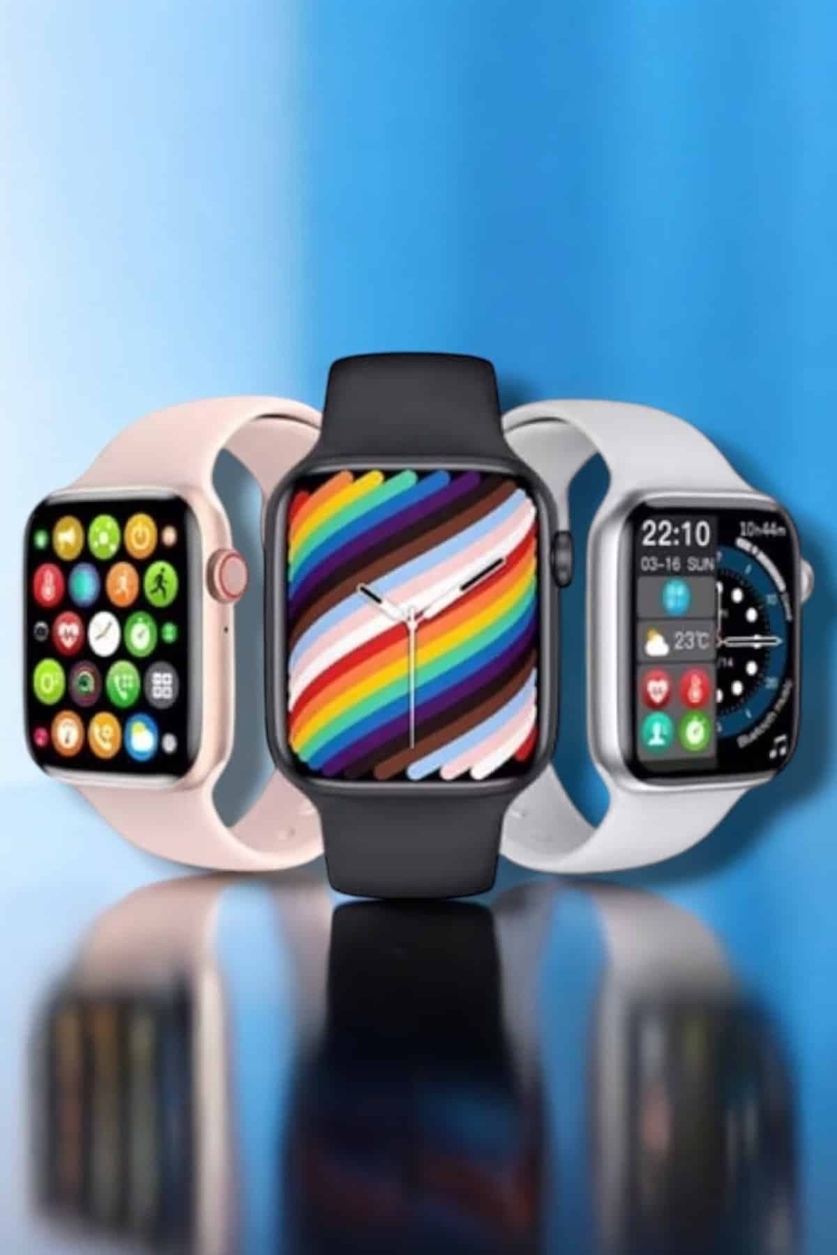 Akıllı Saat iOS ve Android ile Uyumlu Şık ve Çok Fonksiyonlu 3
