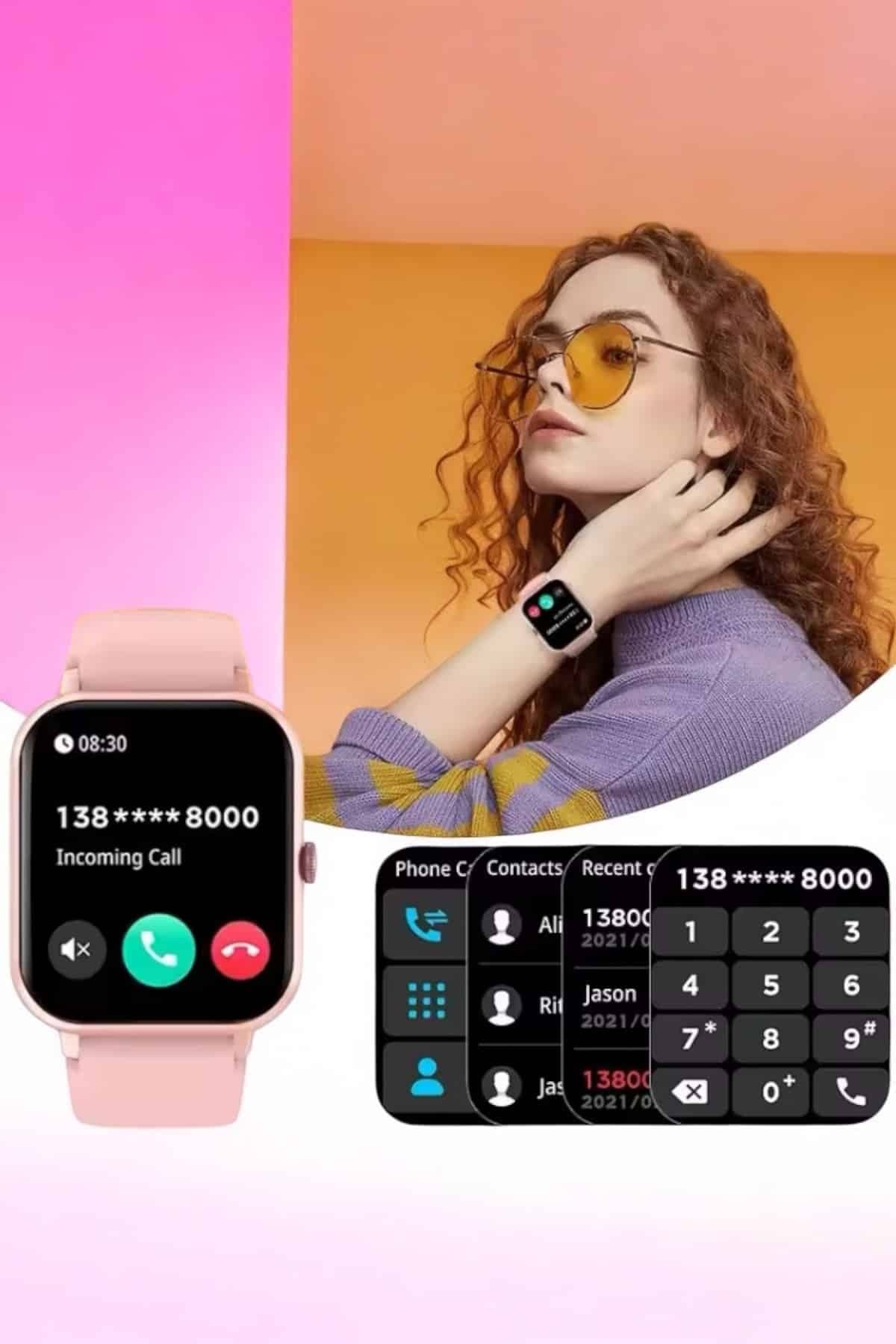 Akıllı Saat iOS ve Android ile Uyumlu Şık ve Çok Fonksiyonlu 6
