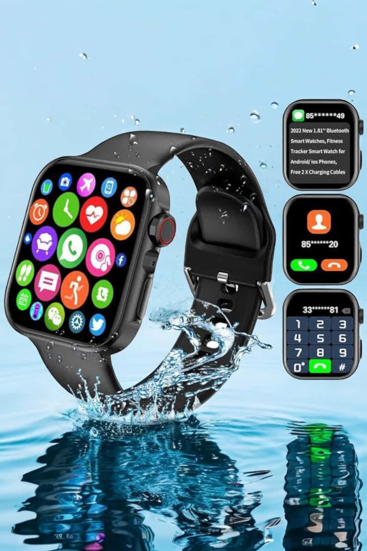 Akıllı Saat Bluetooth Bağlantı ve 24 Saat Sağlık İzleme GPS Arama Cevaplama 6