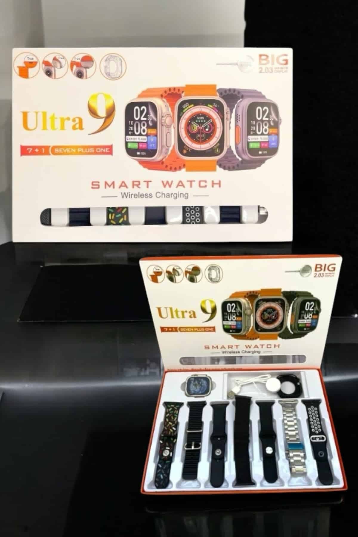Akıllı Saat 2.09 İnç HD Ekran Bluetooth Sağlık Takibi Spor Modları 3