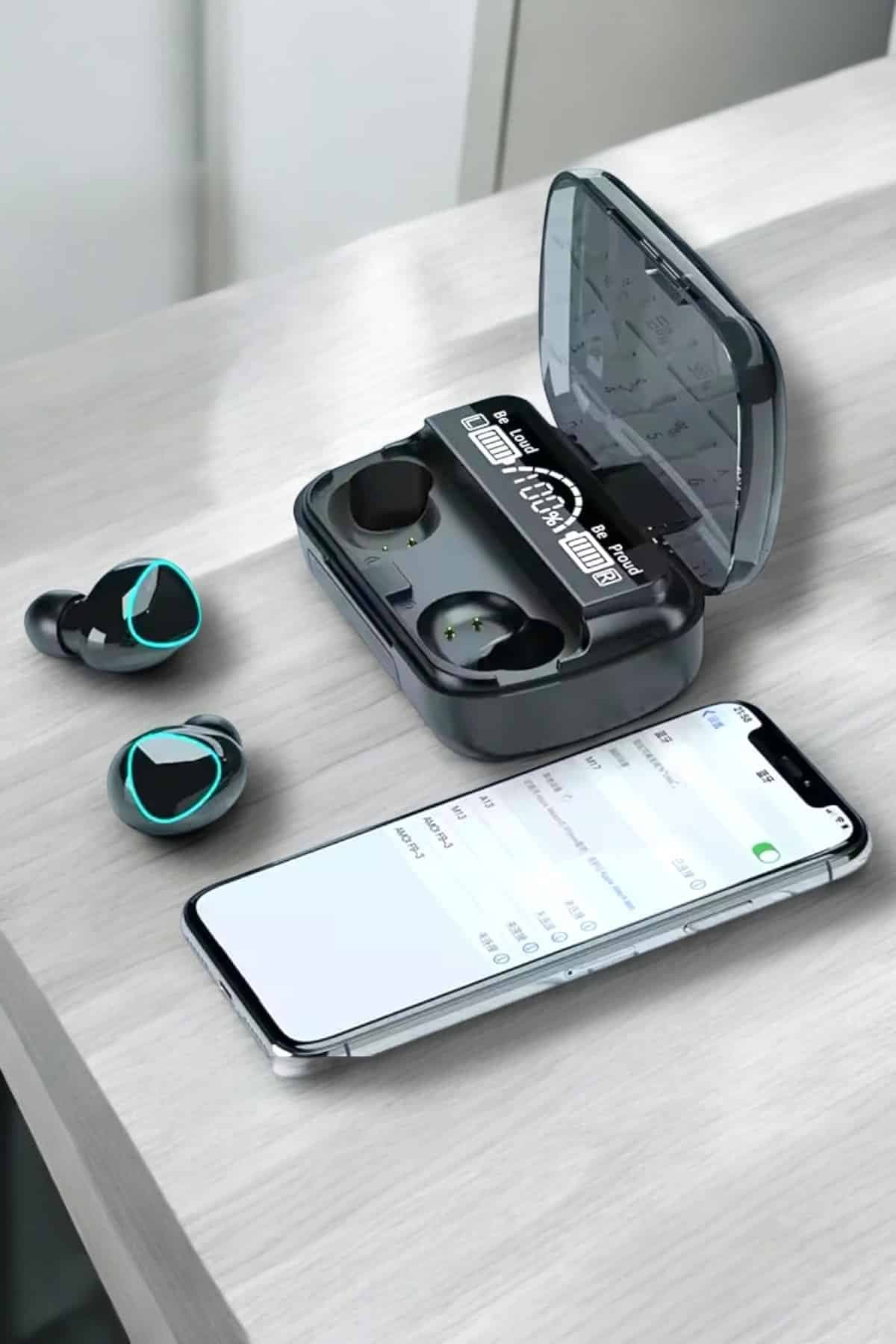 Bluetooth Bağlantılı Suya Dayanıklı, Uzun Pil Ömürlü Kablosuz Kulaklık 4