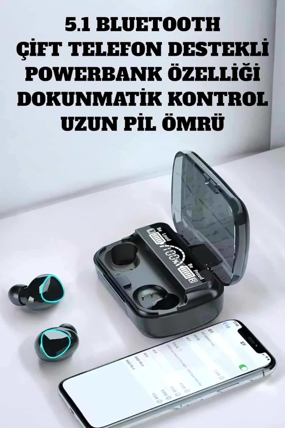 Extra Bass ve HD Ses ile Üstün Bluetooth 5.3 Kablosuz Kulaklık 5