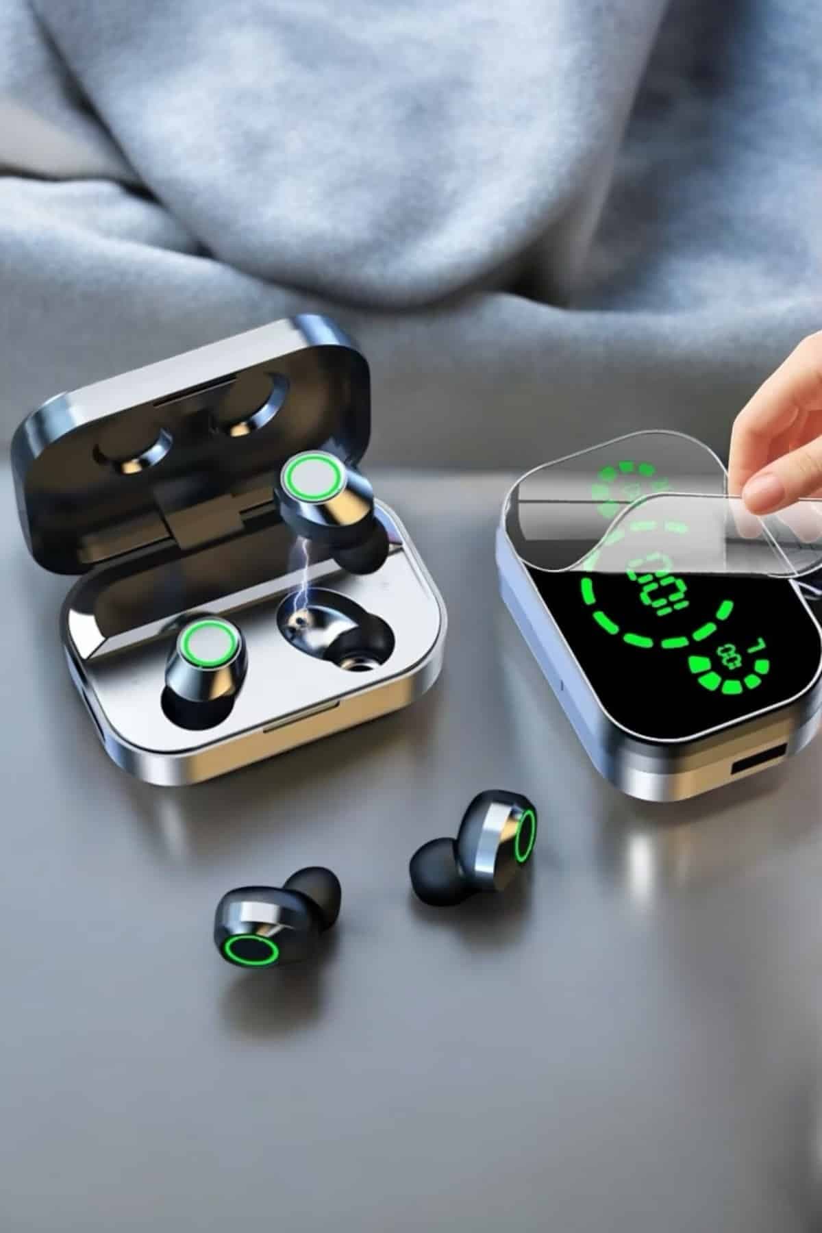 Bluetooth Kulaklık Çift Telefon Desteği ve Suya Dayanıklı Powerbankli 4