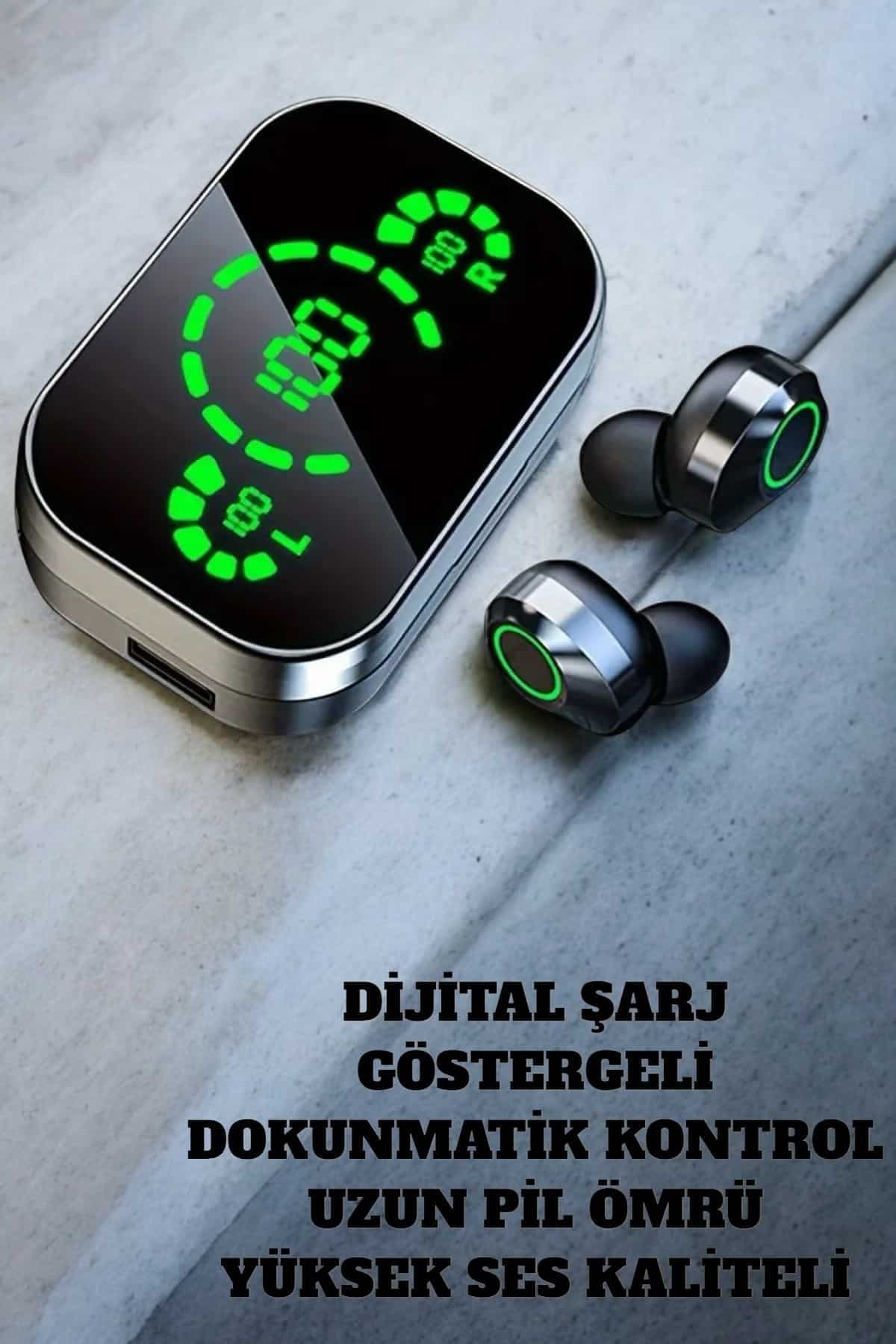 Bluetooth Kulaklık Mikrofonlu Dokunmatik Kontrol ANC Özelliği 3