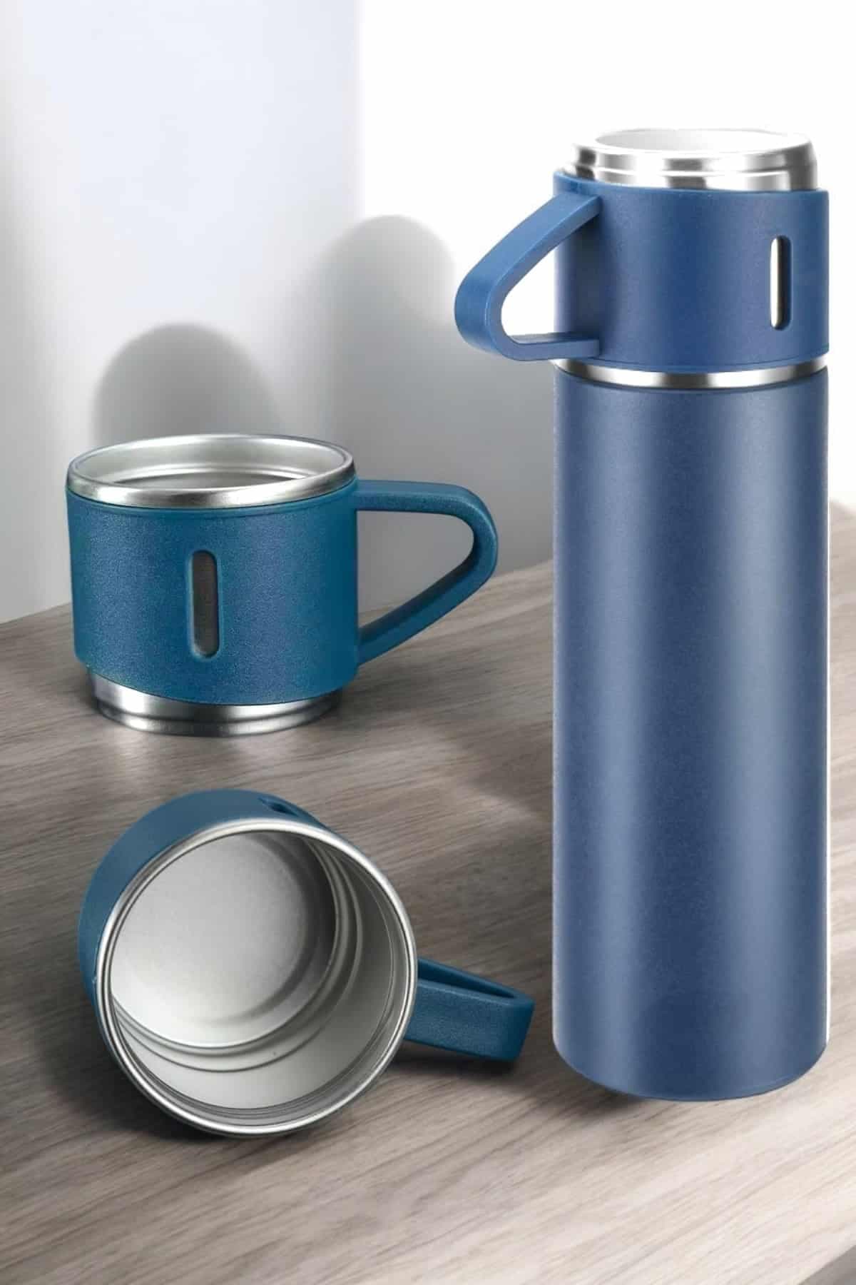500 ml Kapasiteli Taşınabilir Basınçlı Termos Seti Günlük Kullanım için İdeal 3