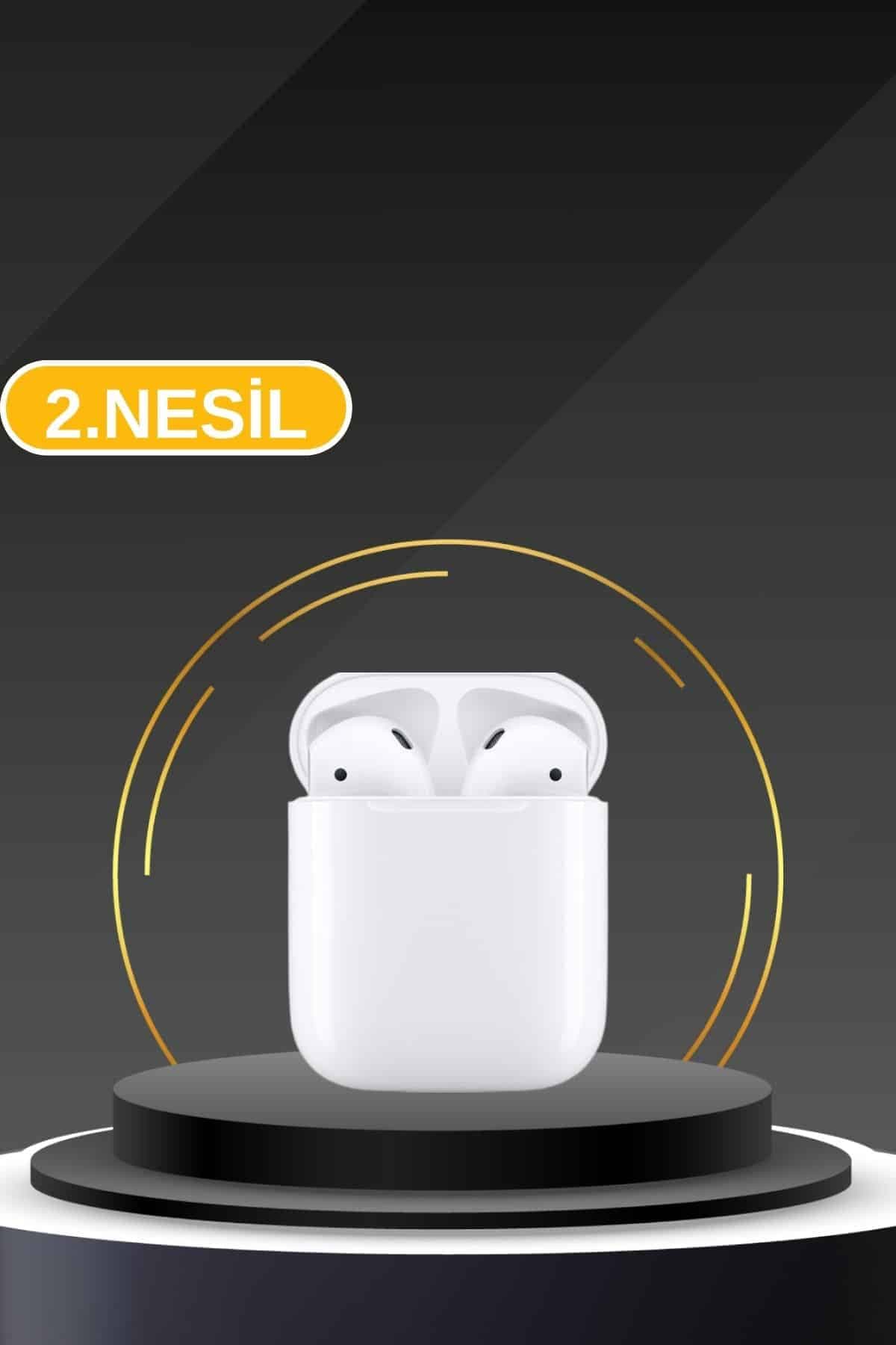 3 Kordonlu Dokunmatik Ekran Akıllı Saat ve 2.Nesil Kablosuz Bluetooth Kulaklık ANC/ENC 3