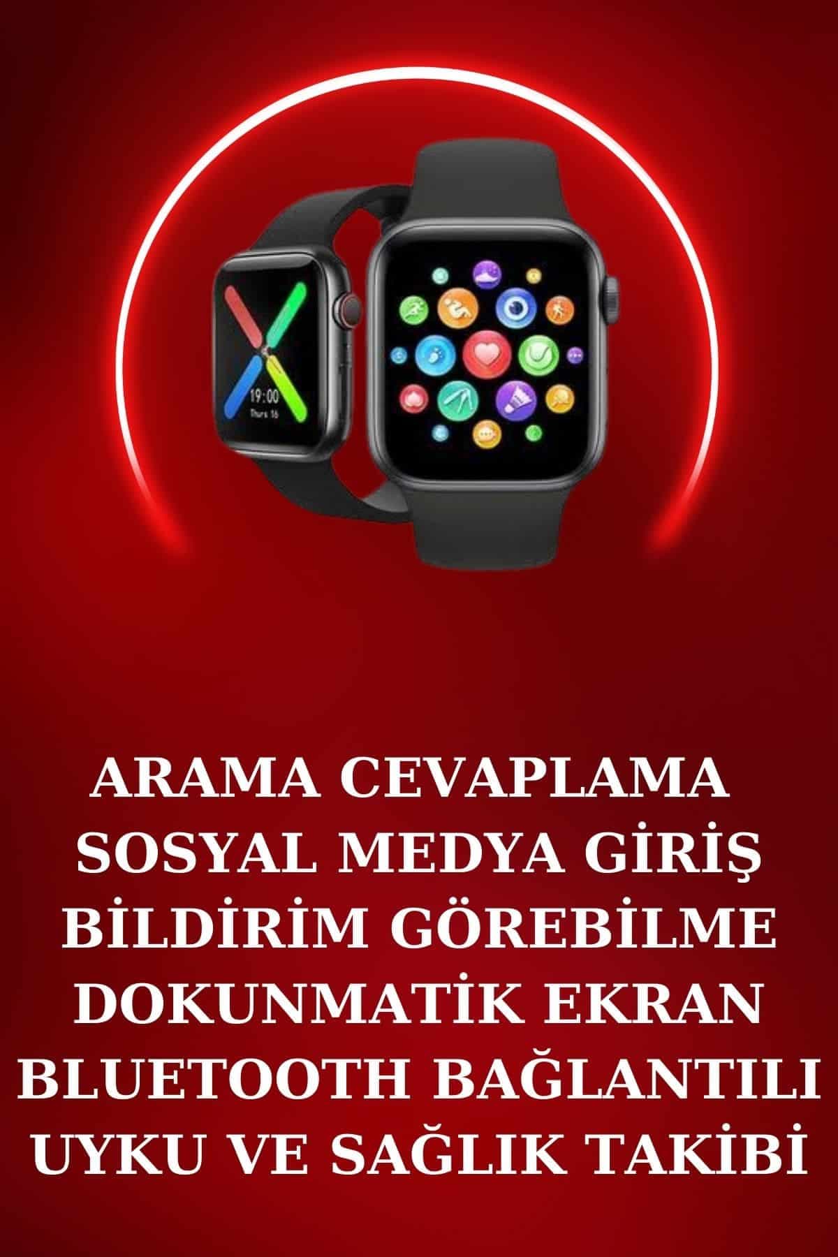Yeni Nesil Akıllı Saat ve Ucuz Kaliteli Bluetooth Kablosuz Kulaklık Amoled Ekran 3
