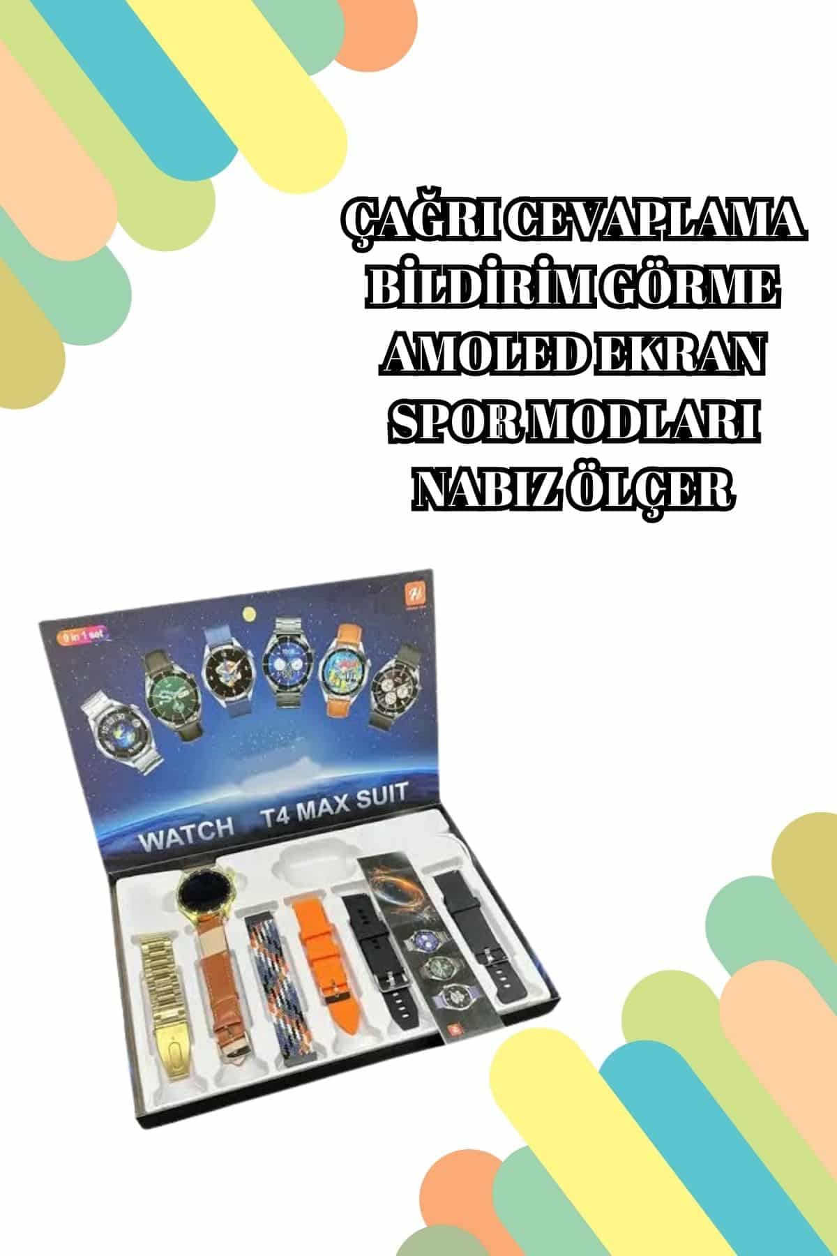 2025 Model Çok Kordonlu Akıllı Saat ve Bluetooth Kulaklık El Fenerli 5