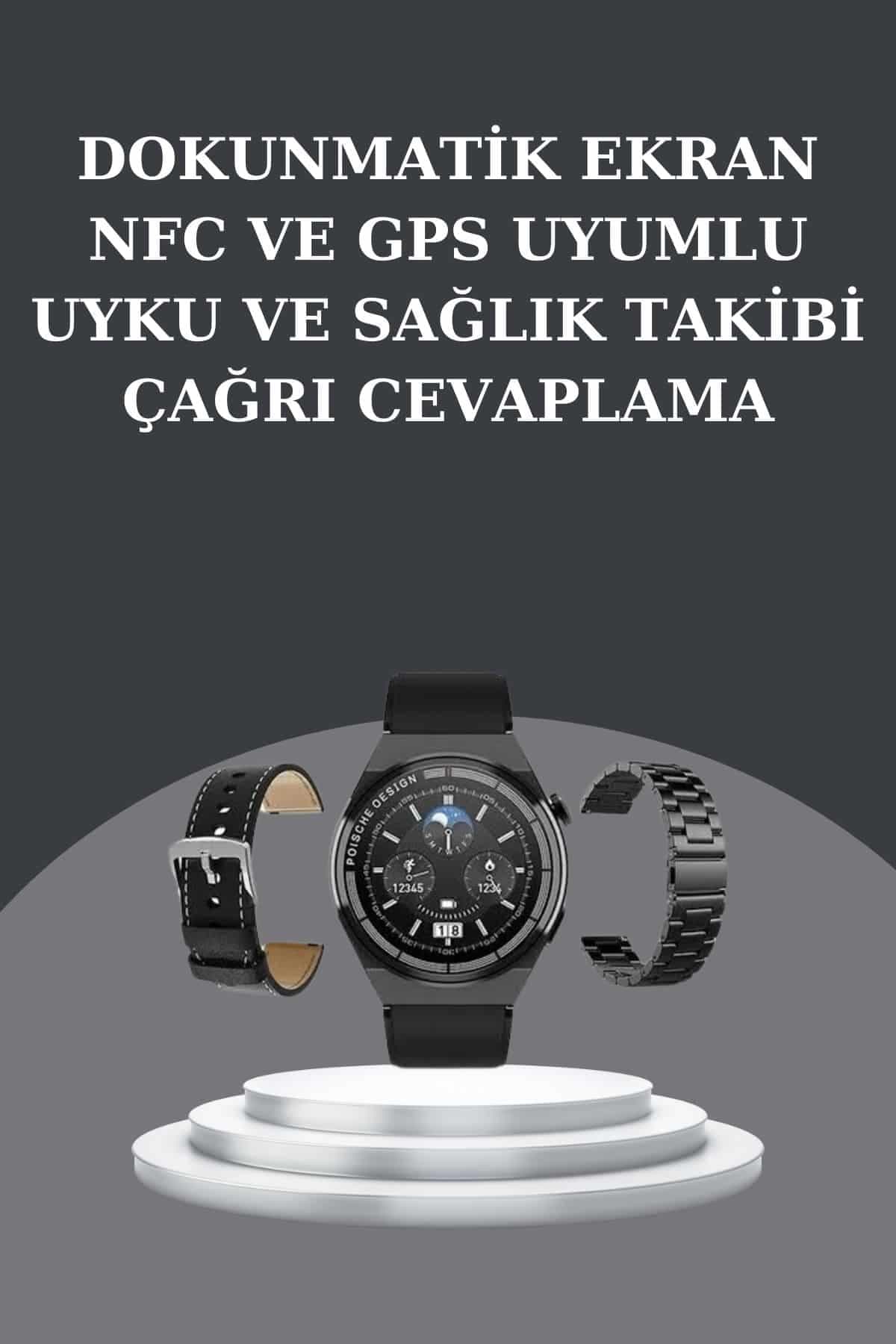 Yeni Nesil Akıllı Saat Ve Bluetooth Kulaklık Titreşim Bildirimleri Uyku Takibi 4