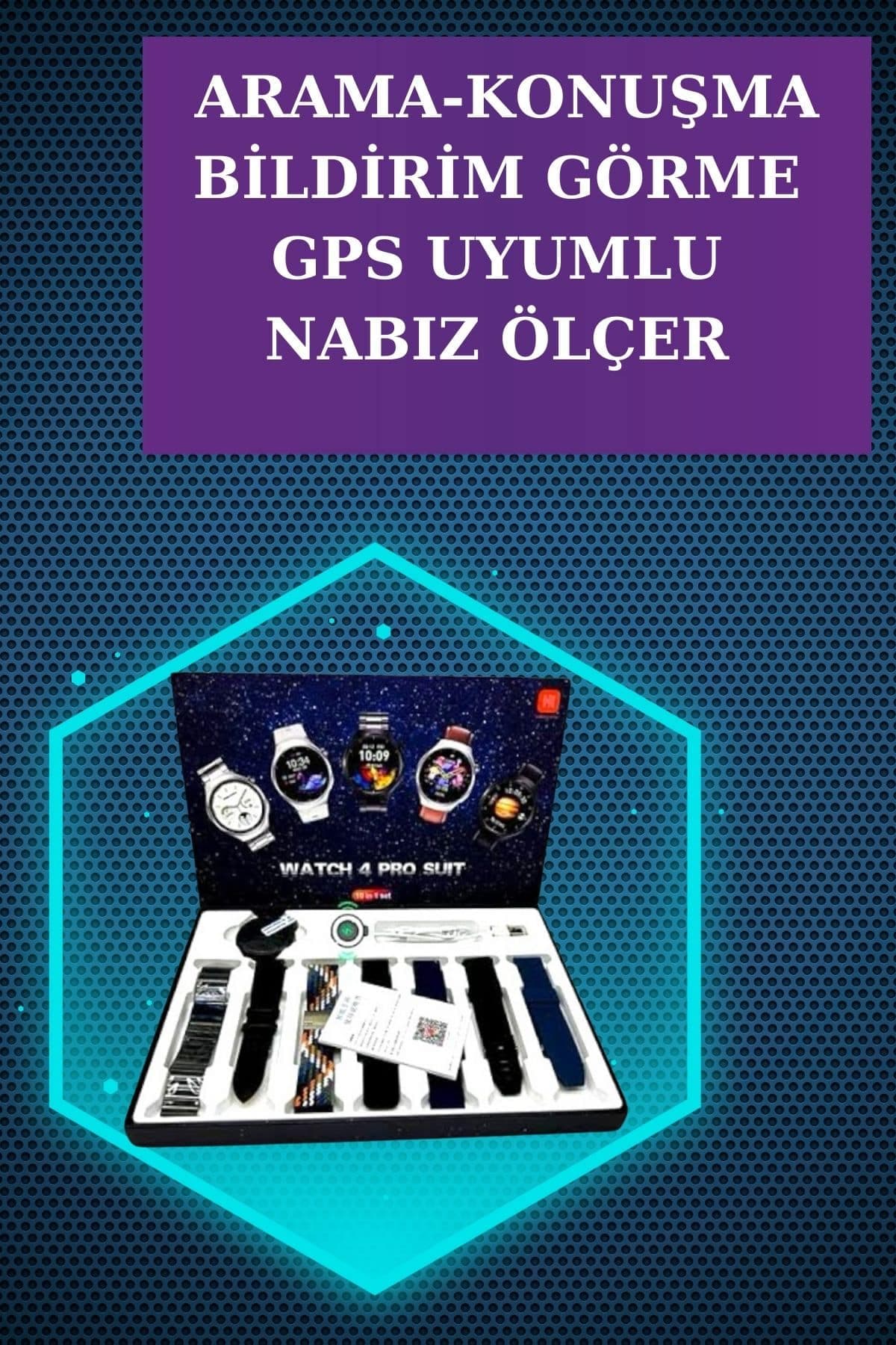 Gamer Kulaklık ve Çok Kordonlu Akıllı Saat Gürültü Önleyici GPS Desteği 5
