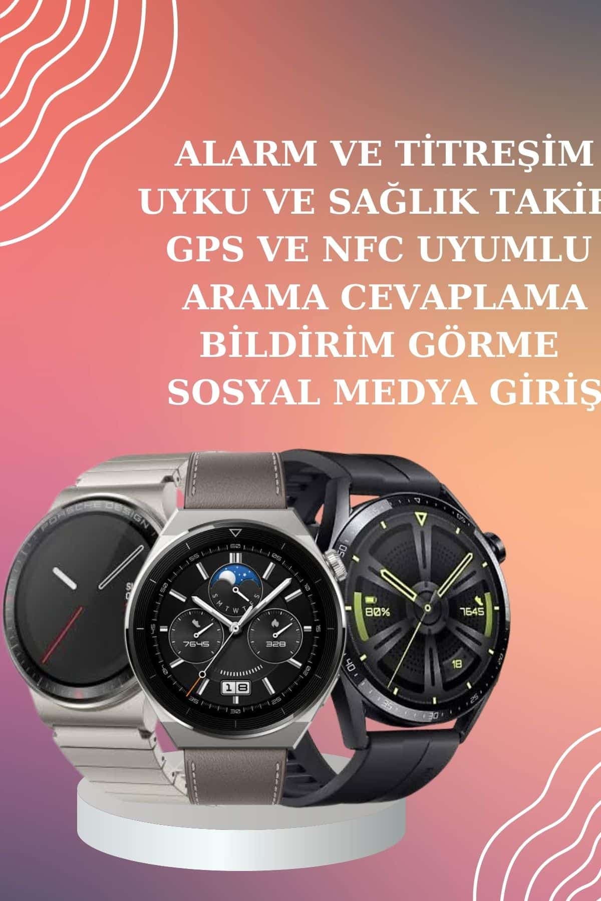 ANC Özellikli Bluetooth Kulaklık ve Amoled Ekran Akıllı Saat Uyku ve Sağlık Takibi Nabız Ölçer 3