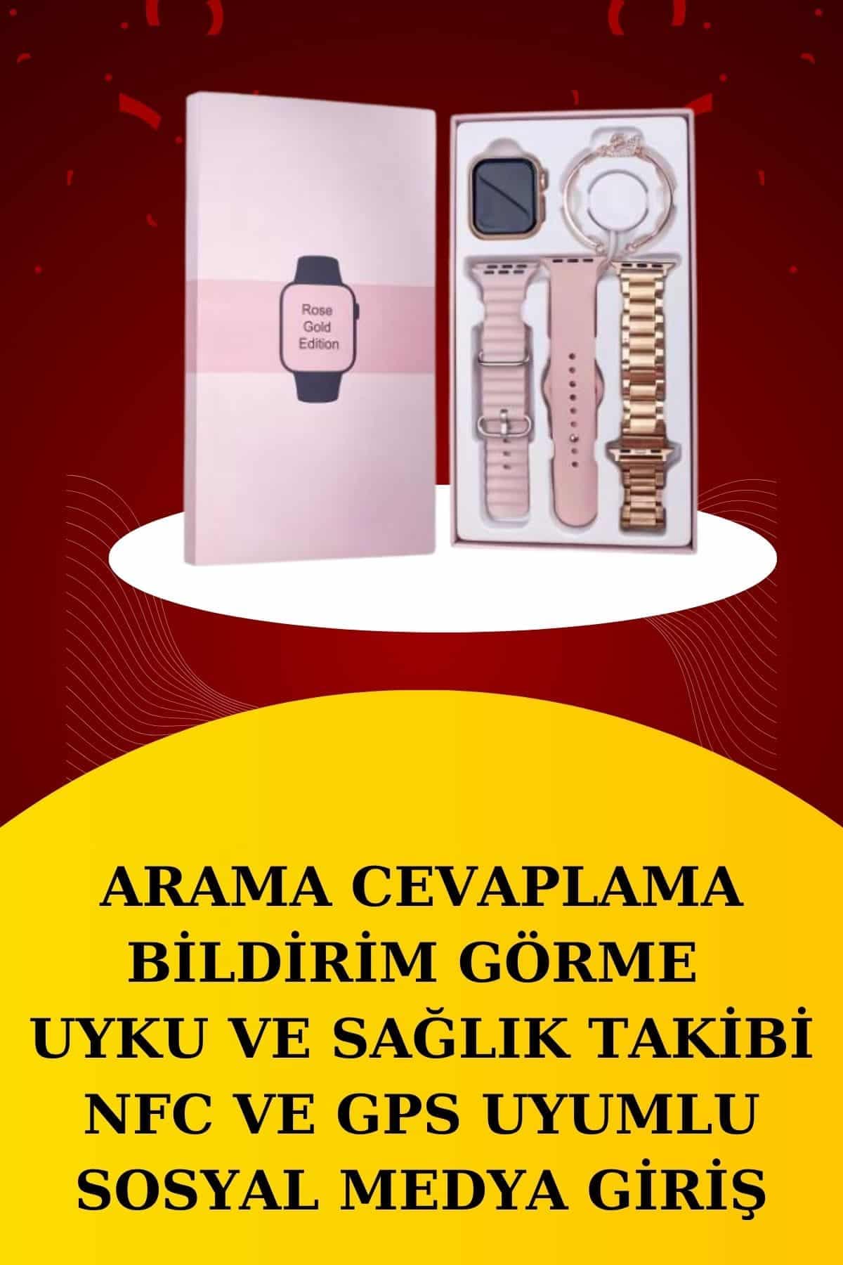 Wireless Şarjlı Akıllı Saat ve Dijital Göstergeli Kablosuz Bluetooth Kulaklık Nabız Ölçer 4