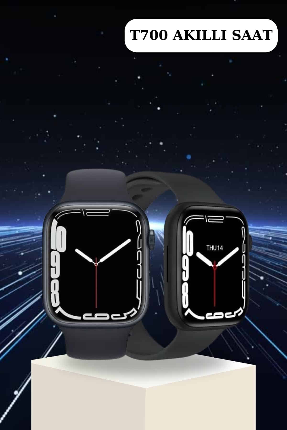 Yeni Nesil Akıllı Saat ve Kablosuz Kulaklık Kampanyası İkili Set Bluetooth Bağlantılı 4