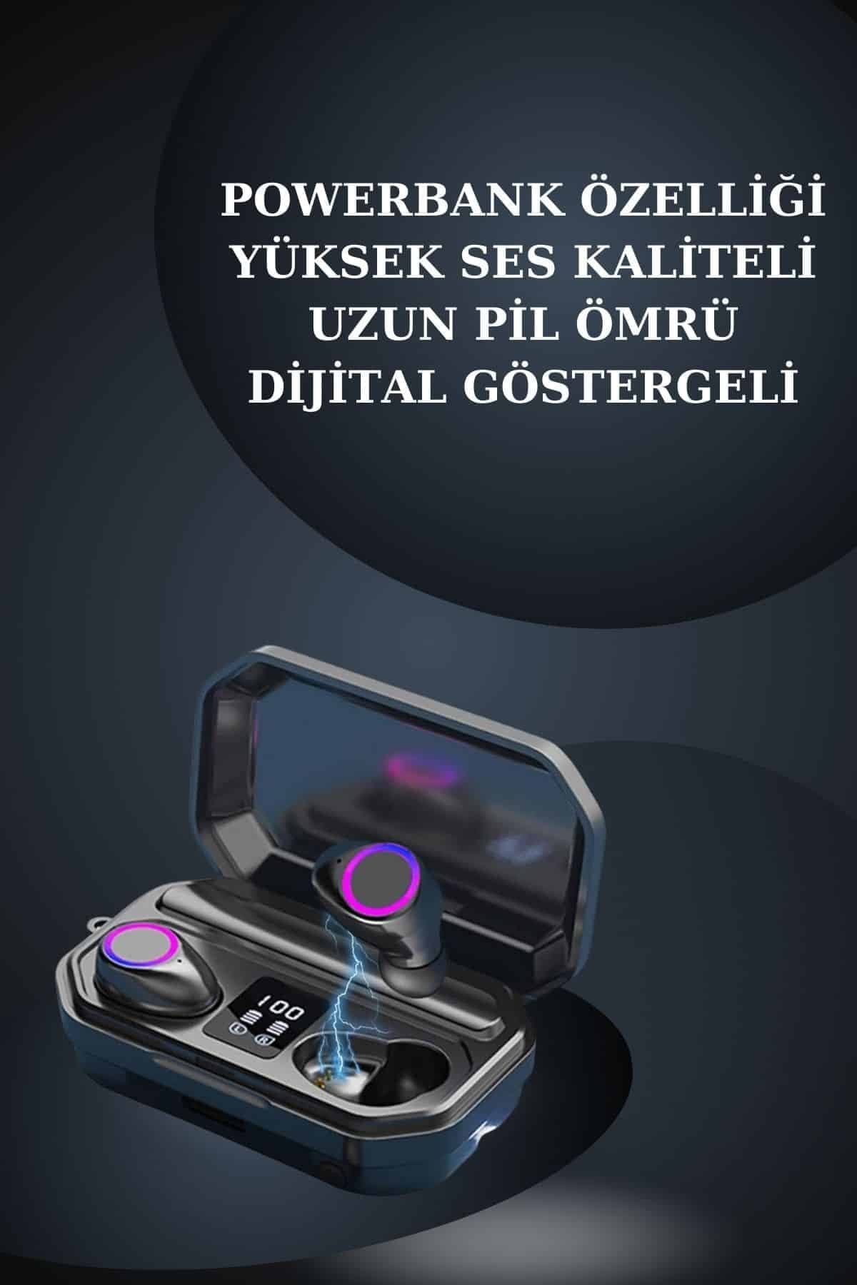 Yeni Nesil Kampanyası Bluetooth Bağlantılı Akıllı Saat ve Kablosuz Kulaklık Dijital Göstergeli 5