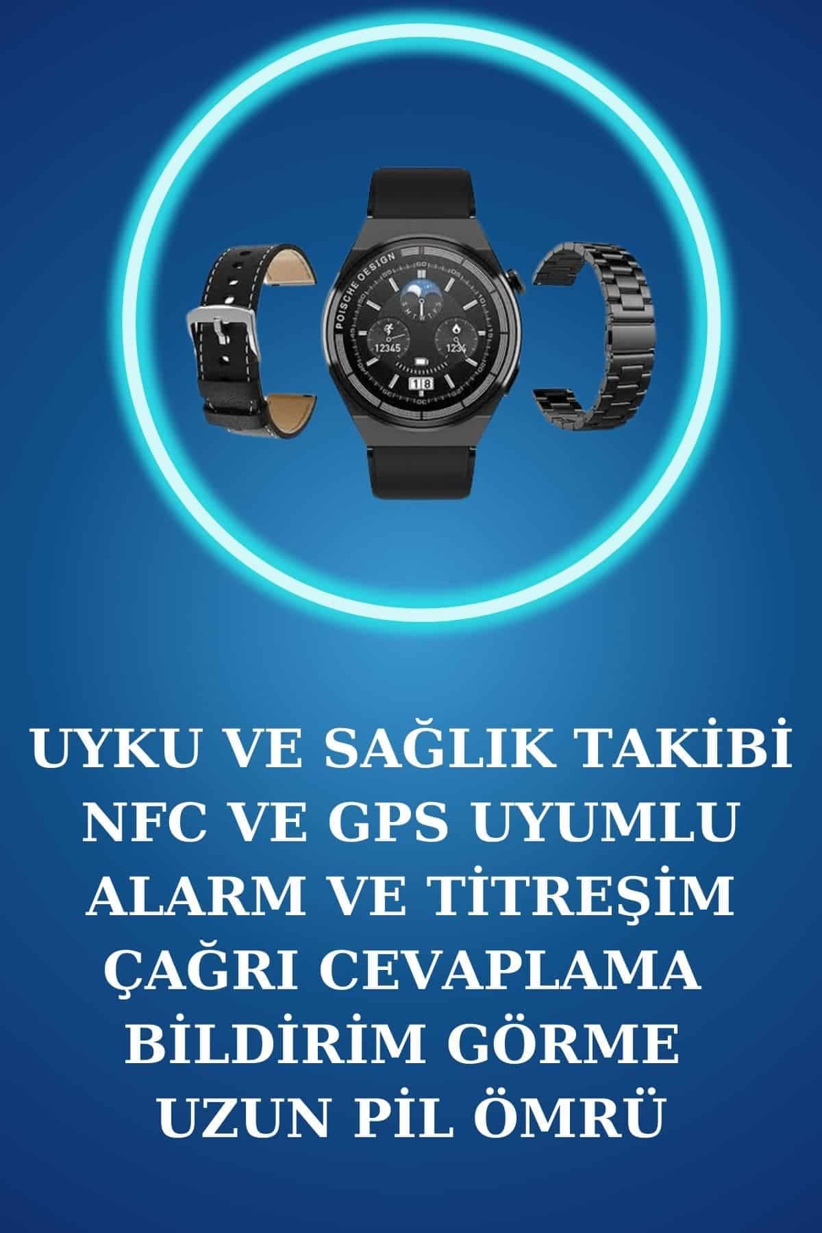 Akıllı Saat ve Kulaklık Seti Bildirim Görme Arama Cevaplama ANC Özelliği 6
