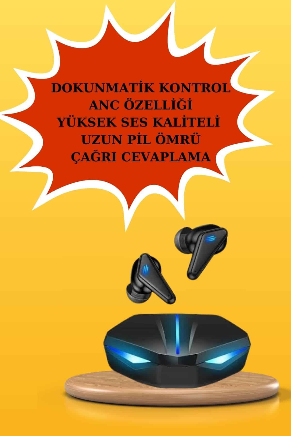 Kablosuz Bluetooth Bağlantılı Kulaklık ve Dokunmatik Ekran Akıllı Saat Arama Cevaplama 6