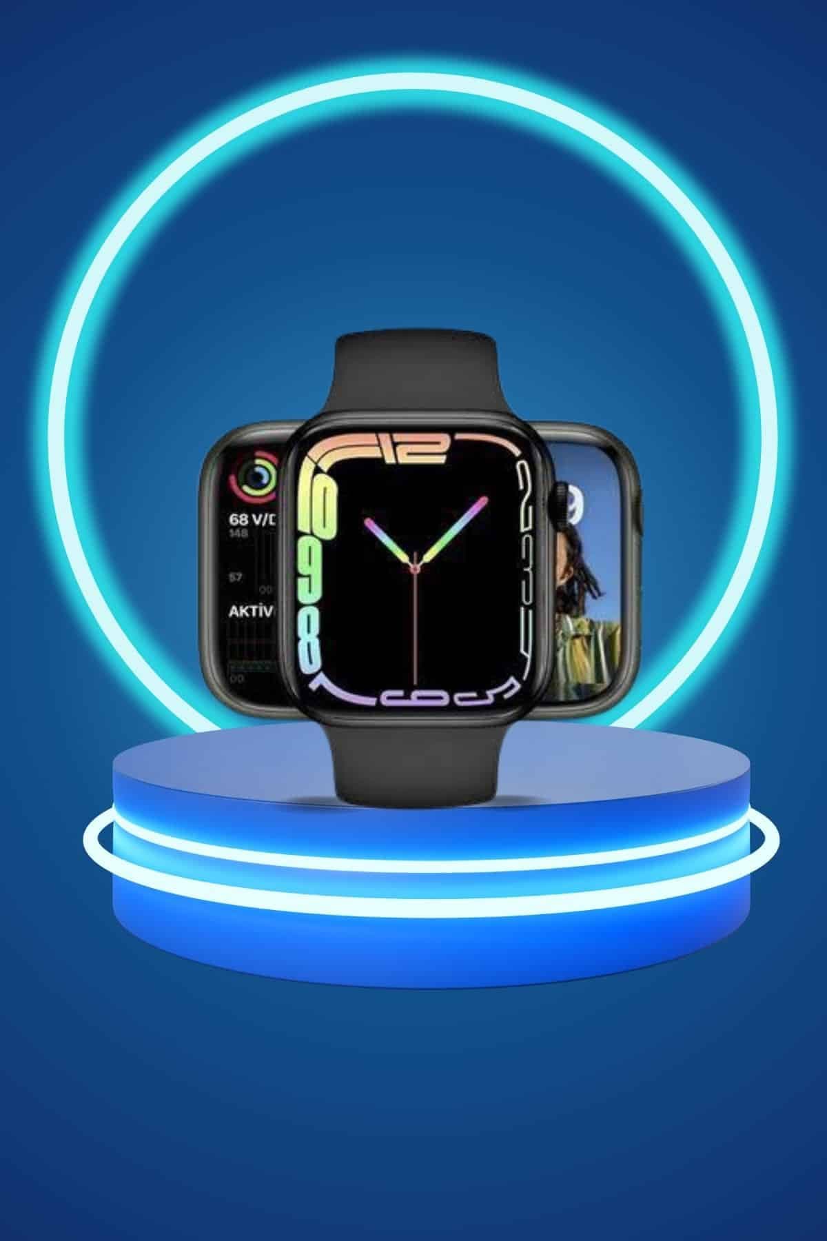 Yeni Nesil Akıllı Saat ve Ucuz Kaliteli Bluetooth Kablosuz Kulaklık Amoled Ekran 6