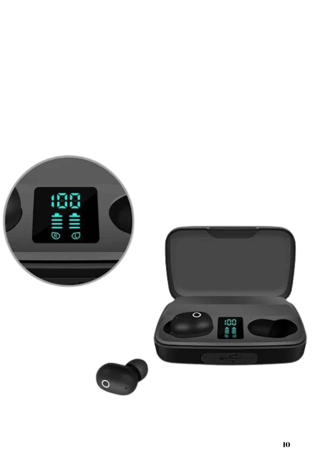 2025 Yeni Model Bluetooth Kulaklık Stereo TWS Kulaklık 5.0 Bluetooth Yüksek Ses Kaliteli 6