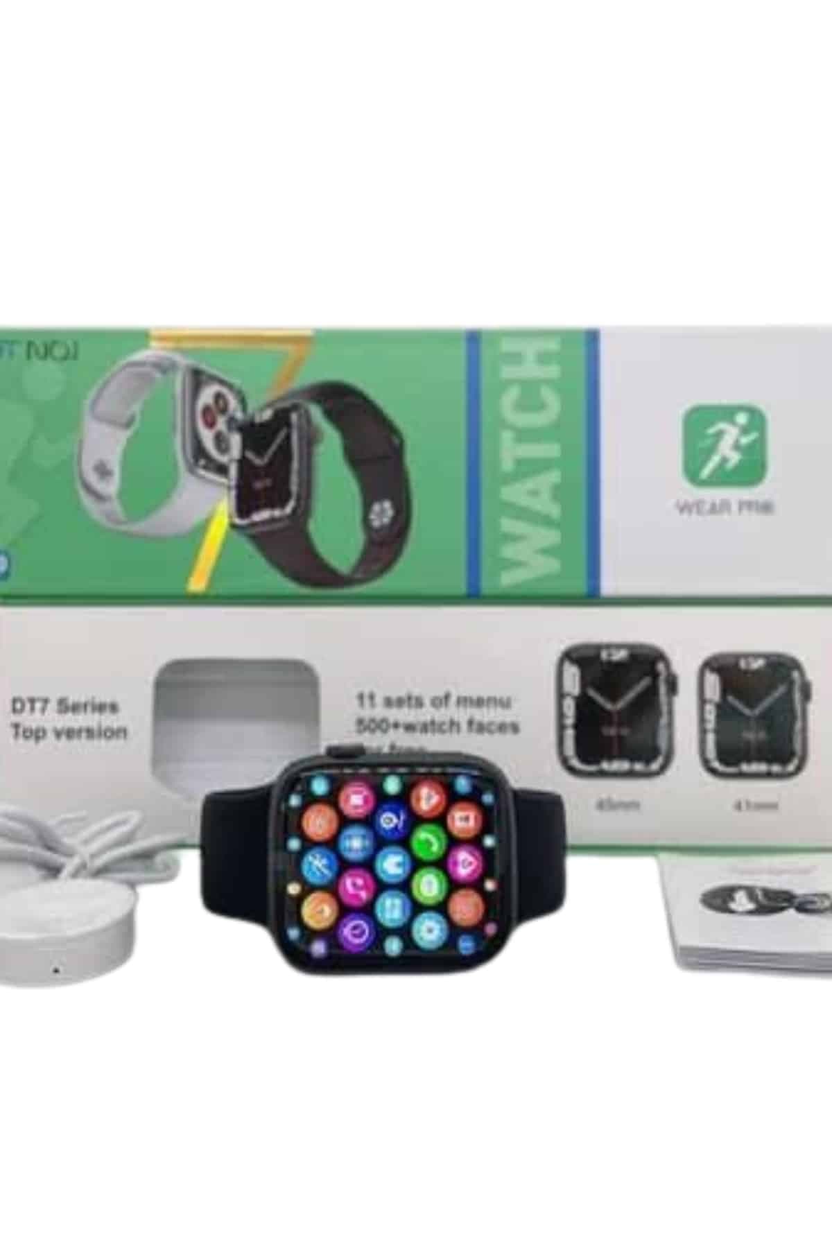 Akıllı Saat Wireless Şarj Yüksek Çözünürlüklü Müzik Dinleme Sesli Cevaplama 4