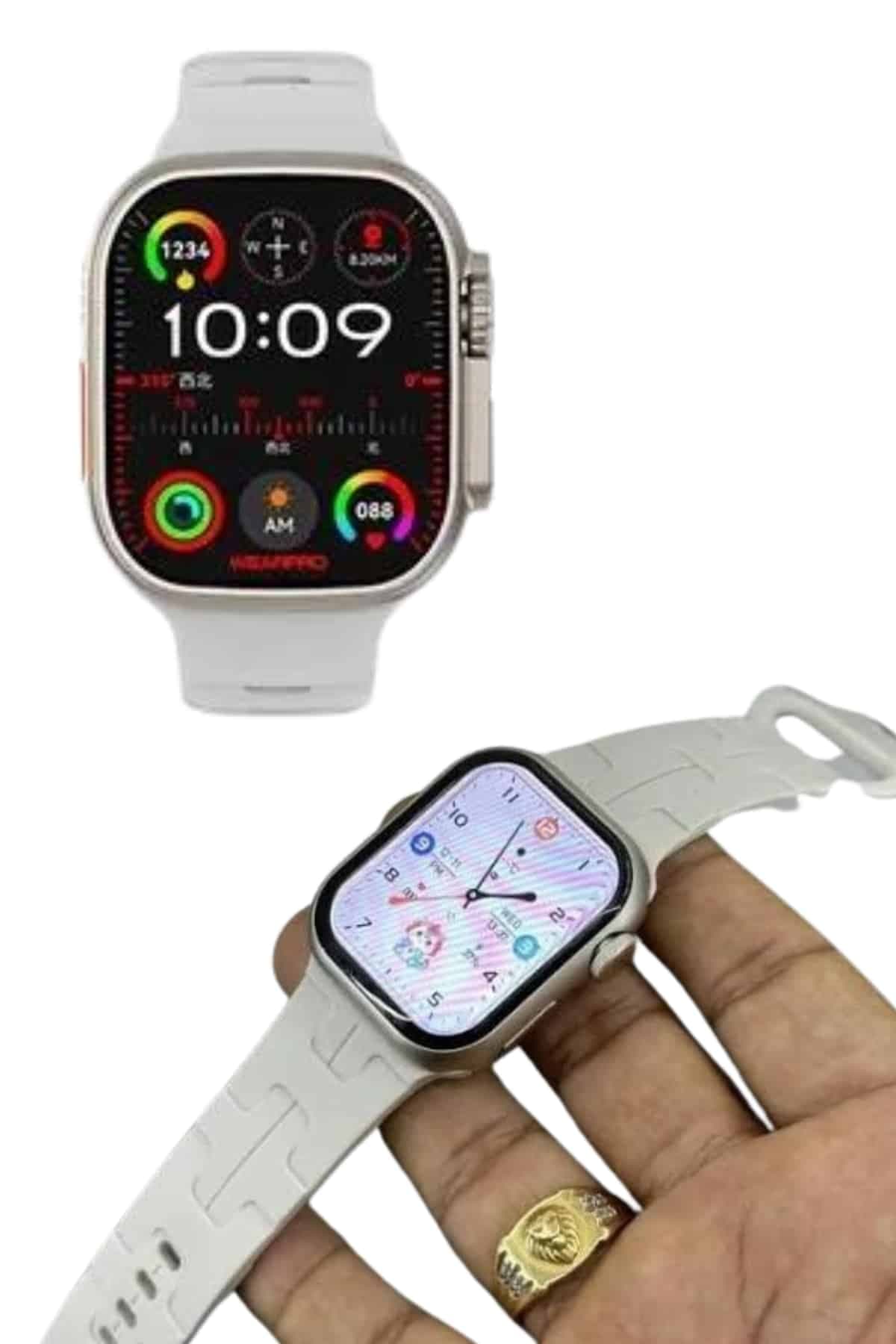 Yeni Nesil Akıllı Saat Amoled Ekran Yüksek Çözünürlüklü 41 mm Kasa 6