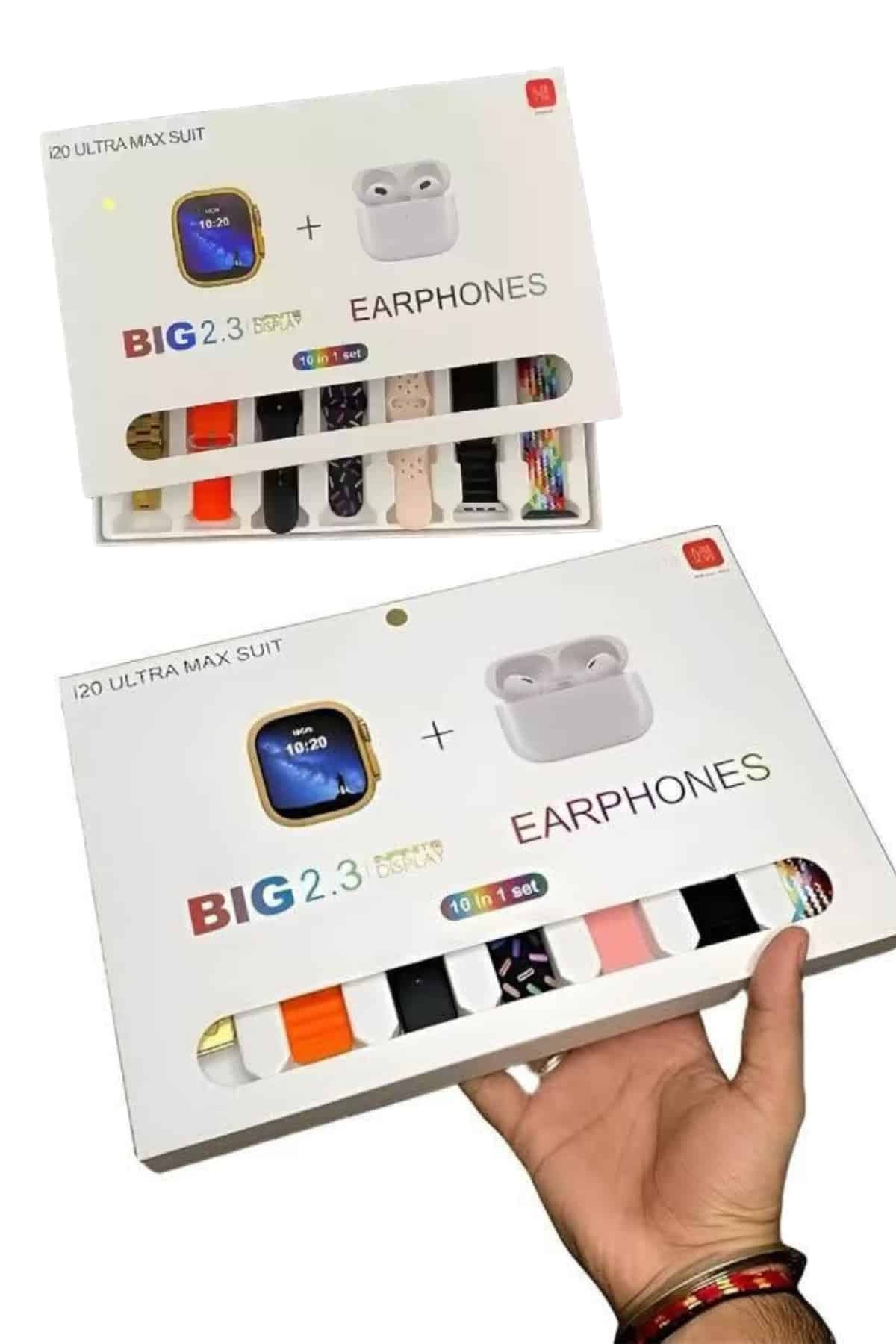 Akıllı Saat Bluetooth Kulaklık Hediyeli Bildirim Görme Sesli Görüşme Çoklu Kordon 5