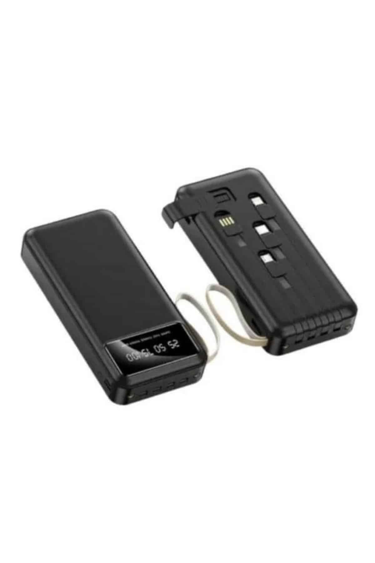 Powerbank Şarj Cihazı 4 Çıkışlı 20.000 MAH Powerbank Kompakt Yüksek Kapasiteli Hızlı Şarj 3