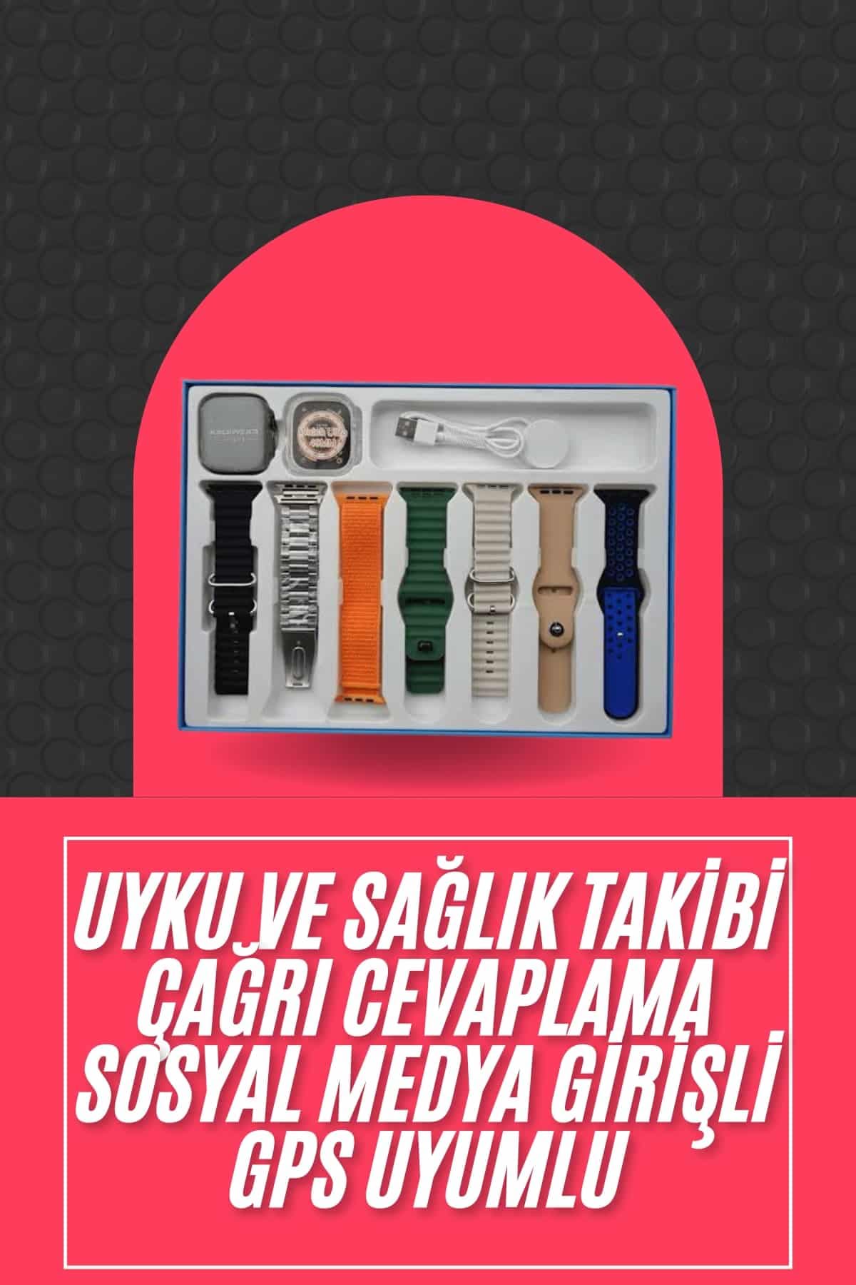 Akıllı Saat Unisex Akıllı Saat Çoklu Kordon Seçeneği Çelik Kordon Plastik Kordon 3