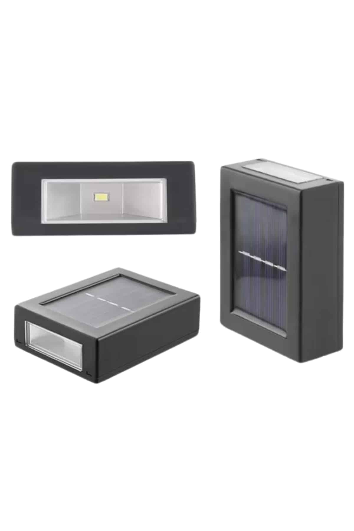 Solar Lamba Dekoratif Aplik Su Geçirmez Led Işıklı Duvar Lambası 4