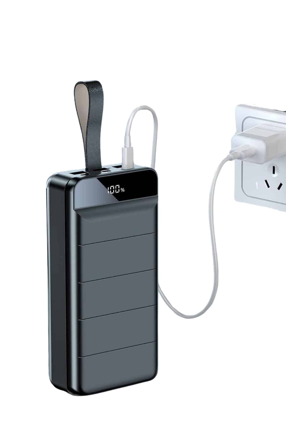 Taşınabilir Powerbank 50.000 mAh 4 Girişli Hızlı Şarj Led Göstergeli Fenerli Şarj 4