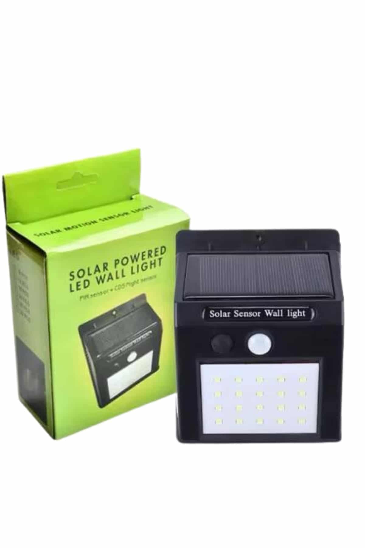 Bahçe Aydınlatma Sensörlü Güneş Enerjili Duvar Lambası 40 Led Işık 3