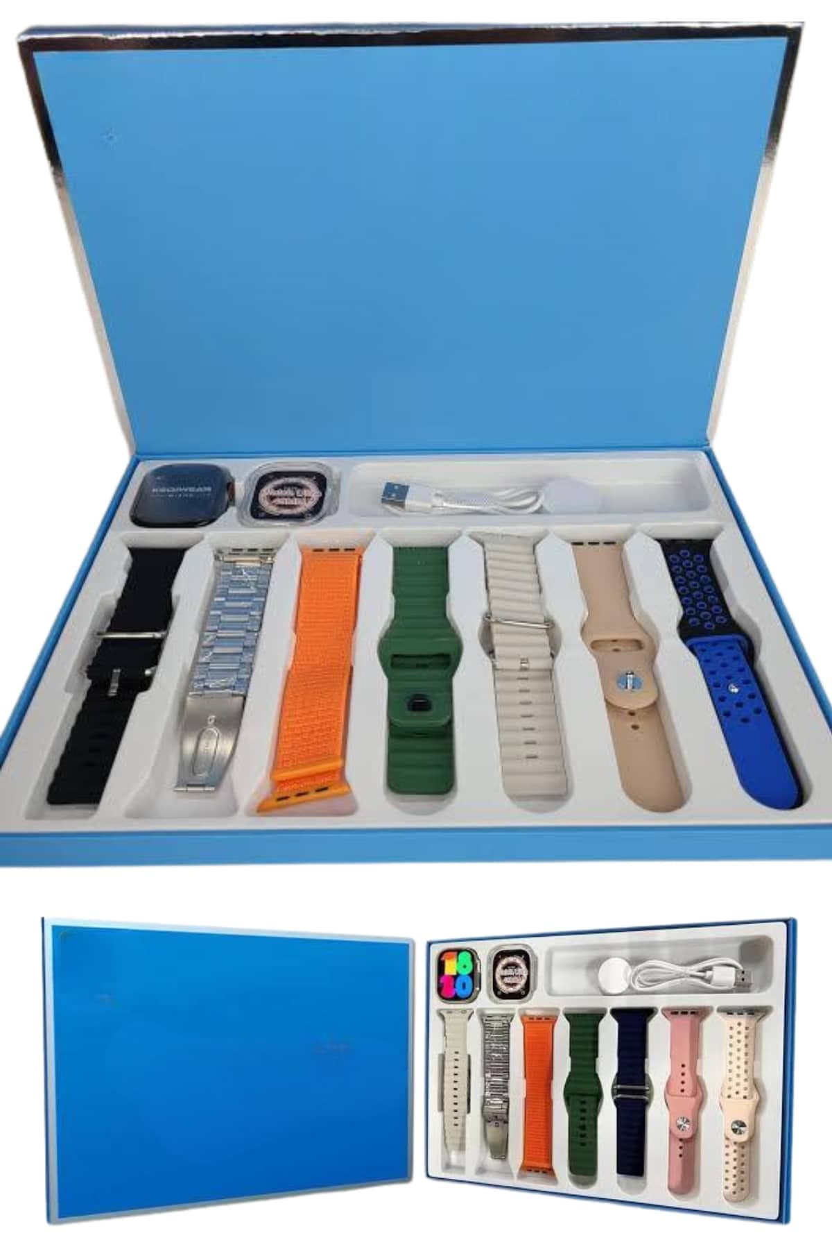 Akıllı Saat Unisex Akıllı Saat Çoklu Kordon Seçeneği Çelik Kordon Plastik Kordon 4