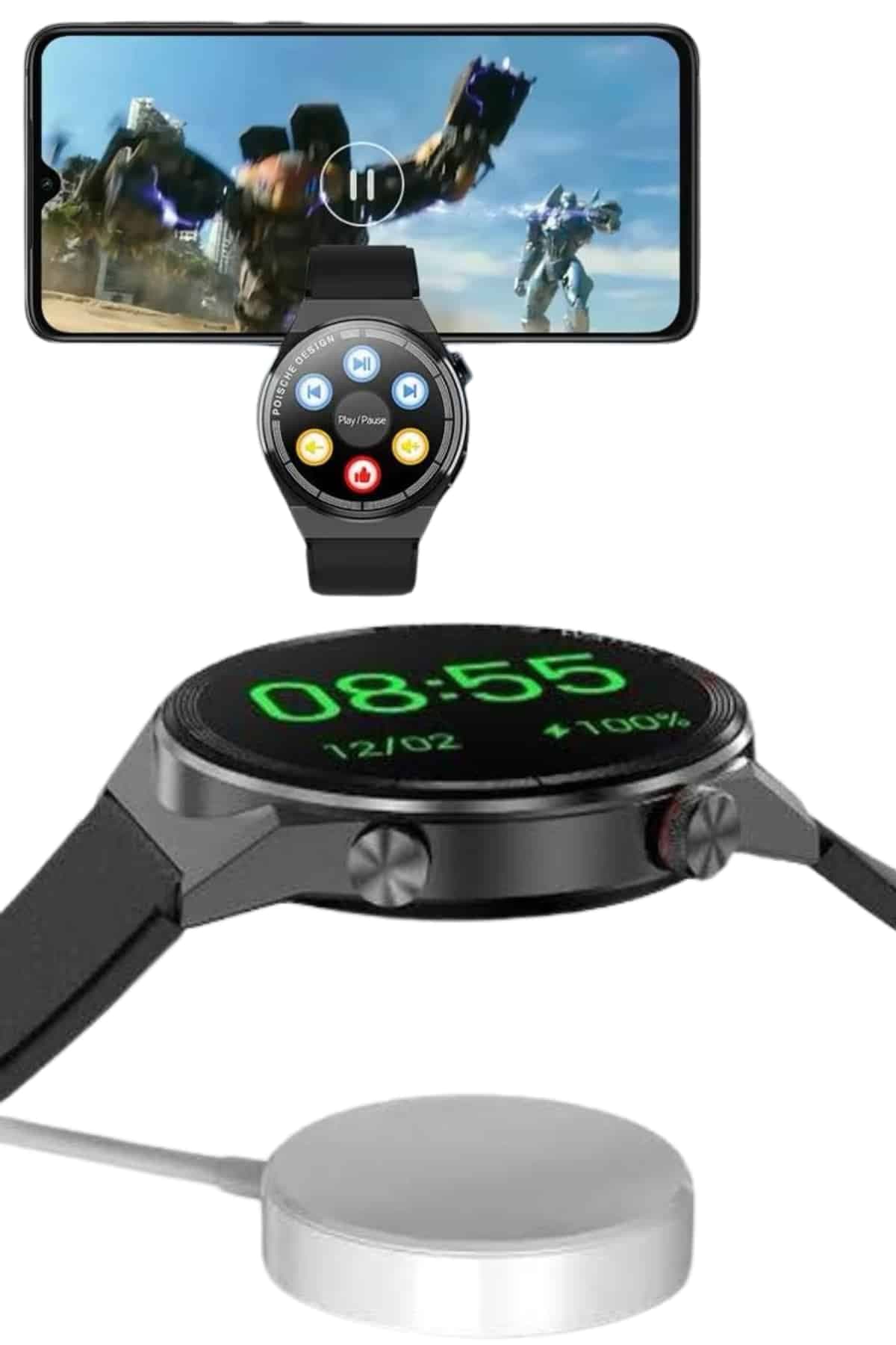 2025 Model Yeni Nesil GPS Uyumlu Uyku Takibi Ve Sağlık Takibi Spor Modları 4