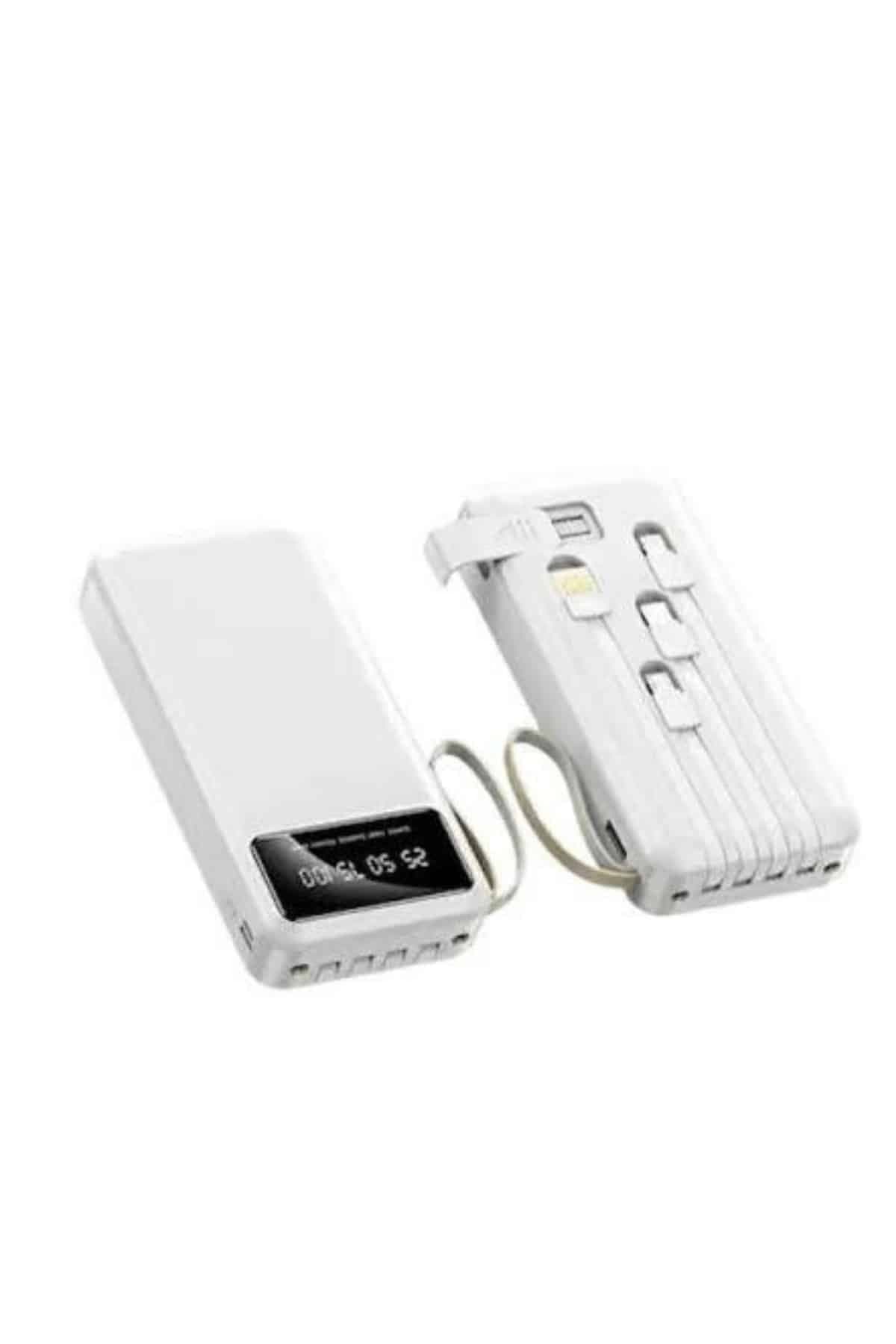 Powerbank Şarj Cihazı 4 Çıkışlı 20.000 MAH Powerbank Kompakt Yüksek Kapasiteli Hızlı Şarj 5